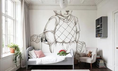 Teddy Bear Golf Sketch