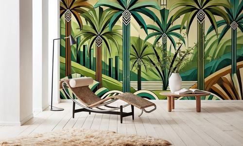 Tropical Art Deco Oasis