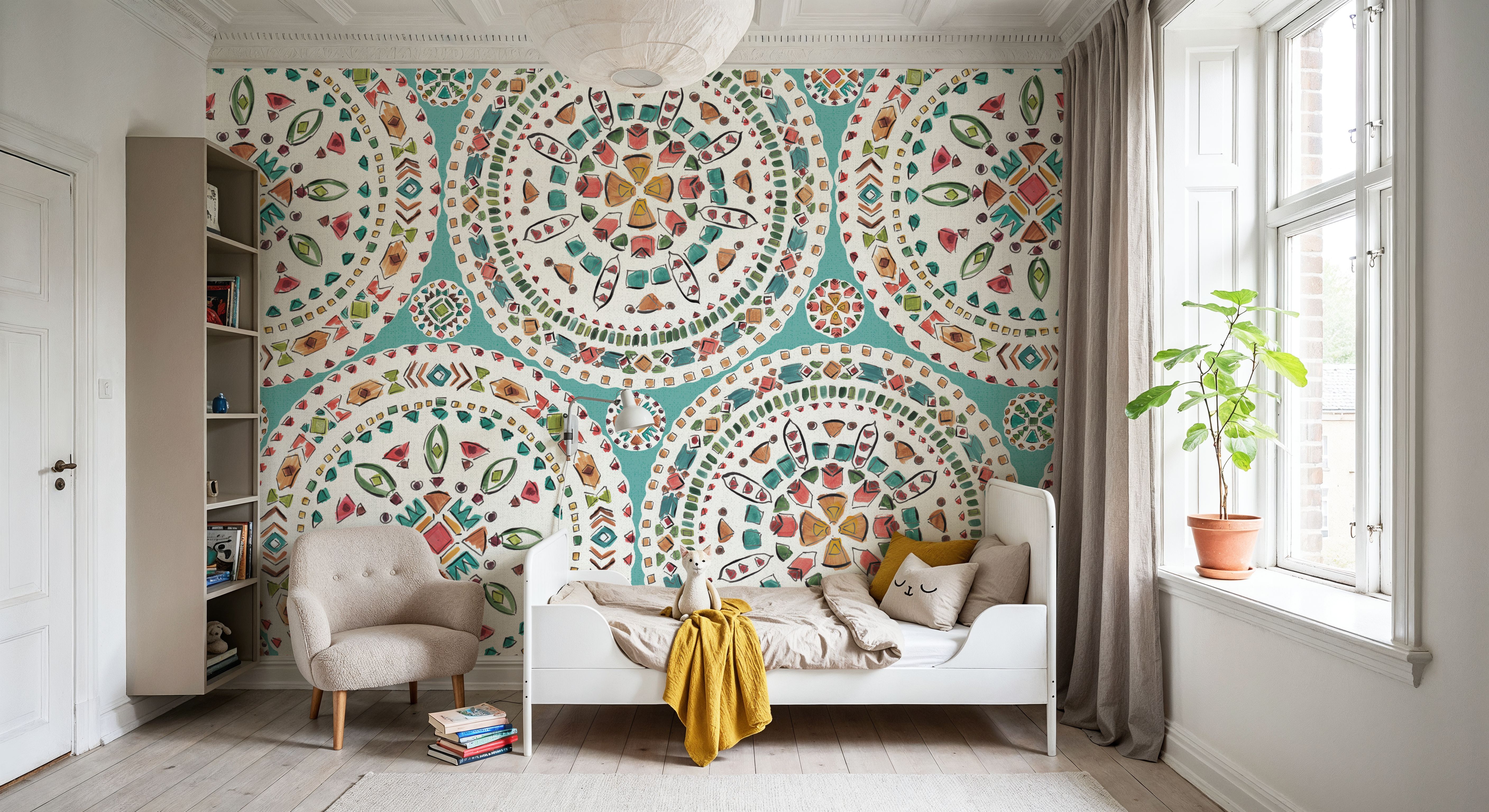 Dish of Bloom, Wallpaper