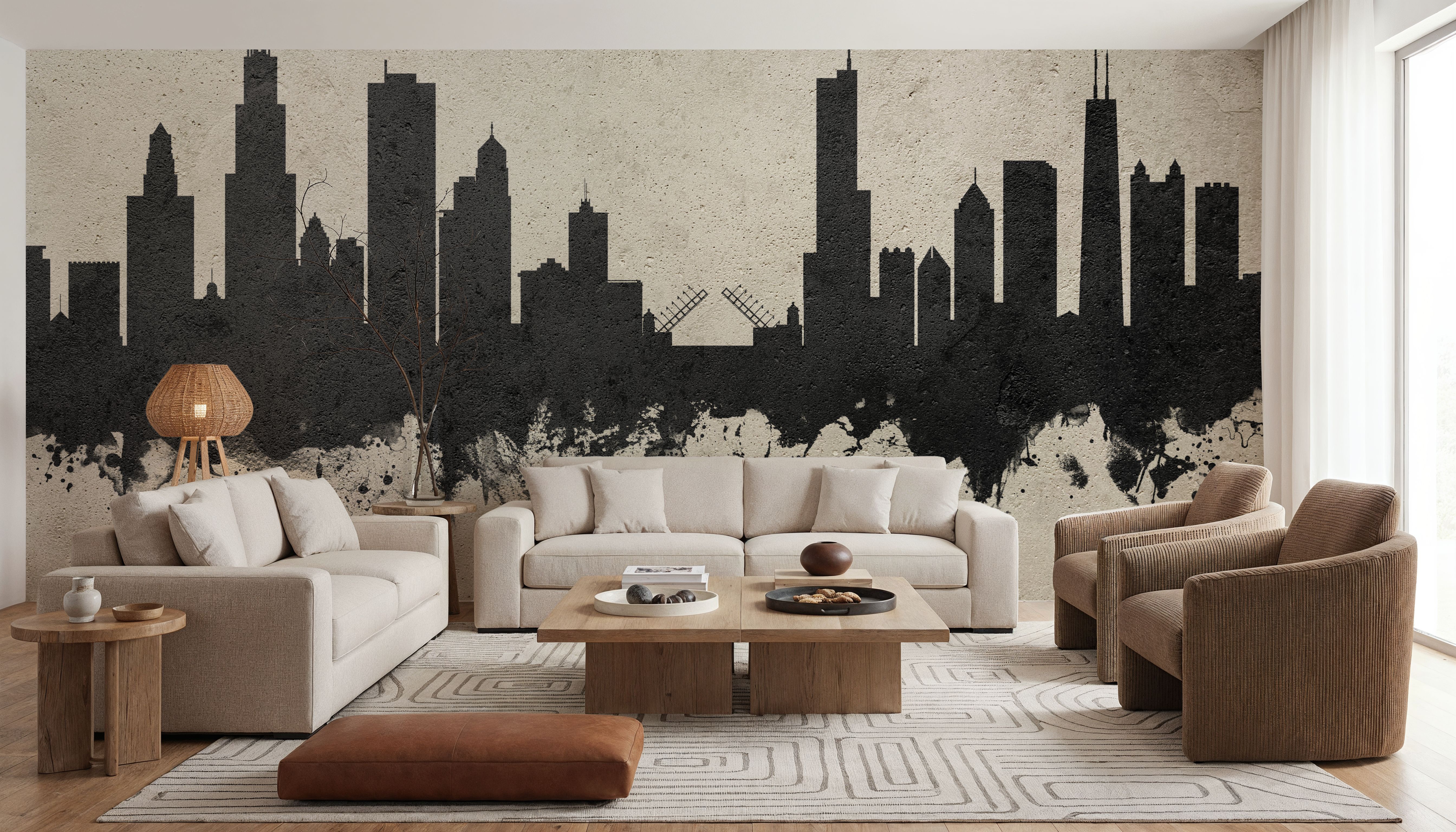 Chicago Illinois Skyline Concrete