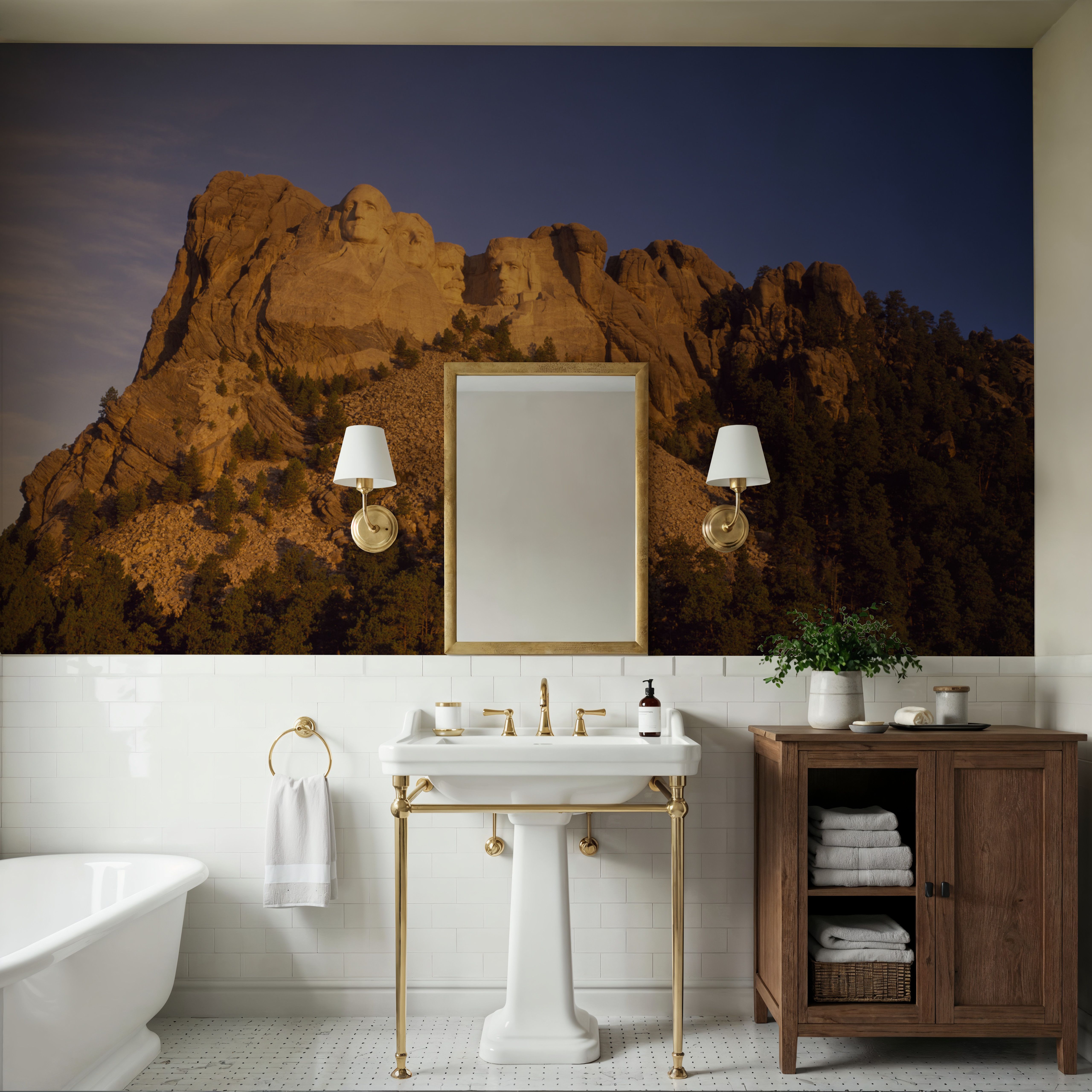 Low Angle Mount Rushmore