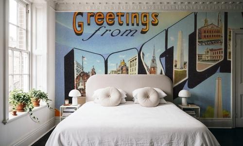 Greetings from Boston - Screenprint Postcard