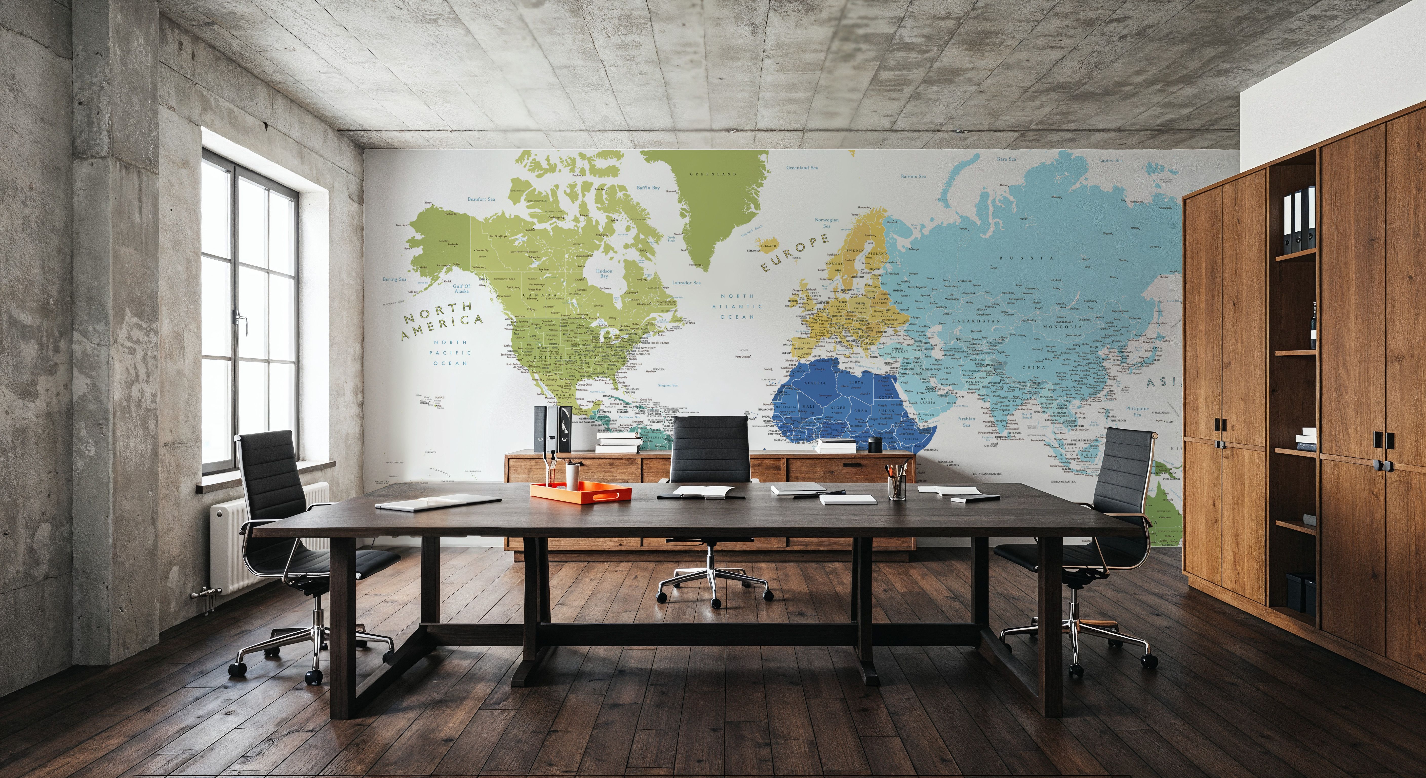 World Map Cities - Elisenda