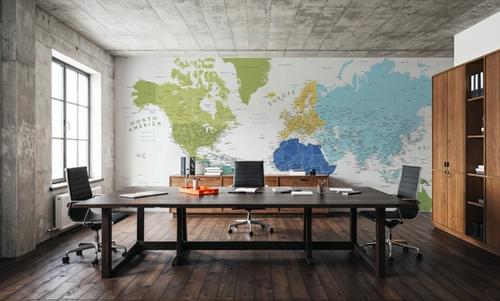 World Map Cities - Elisenda