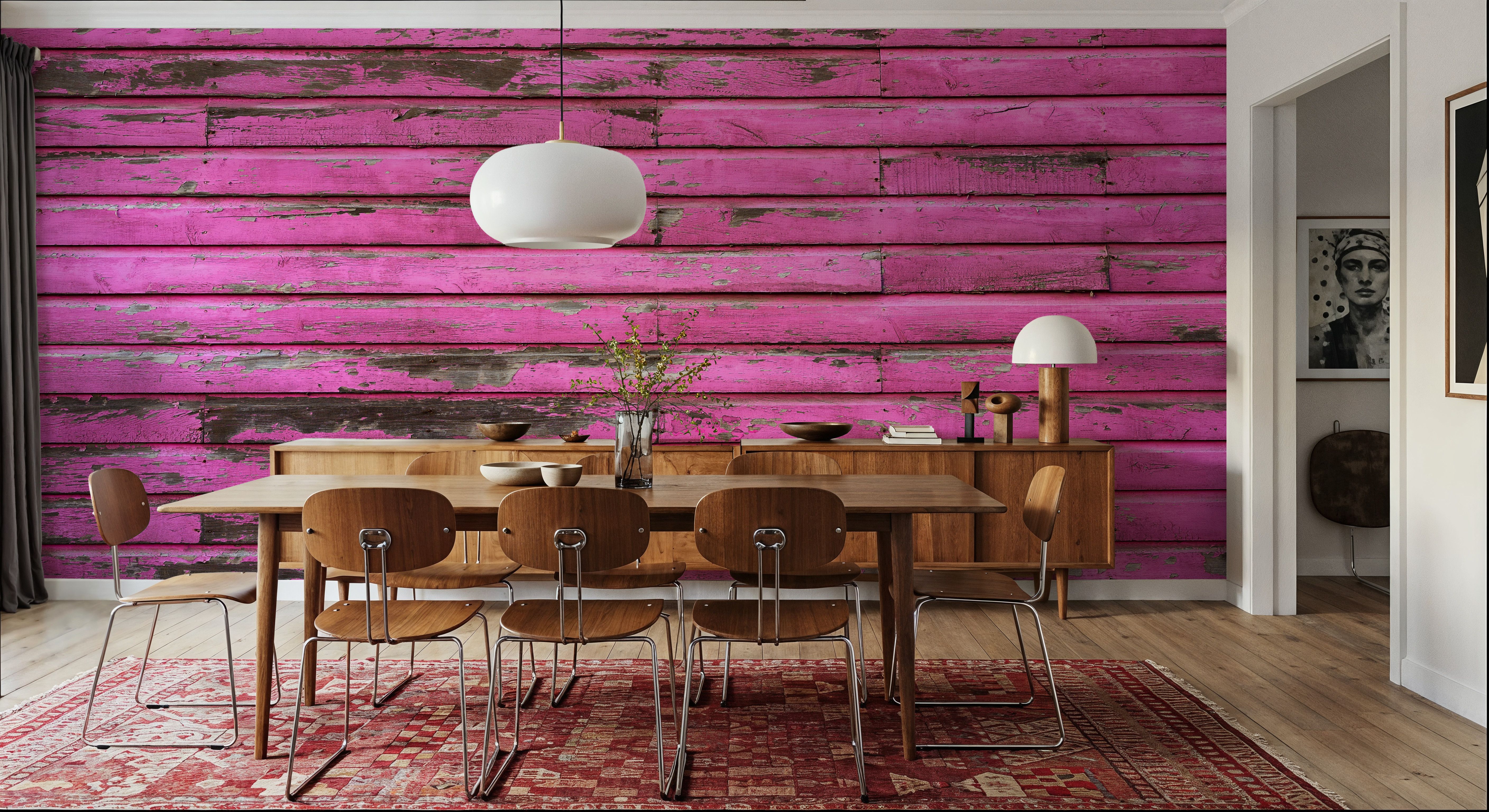 Rustic Pink Panels