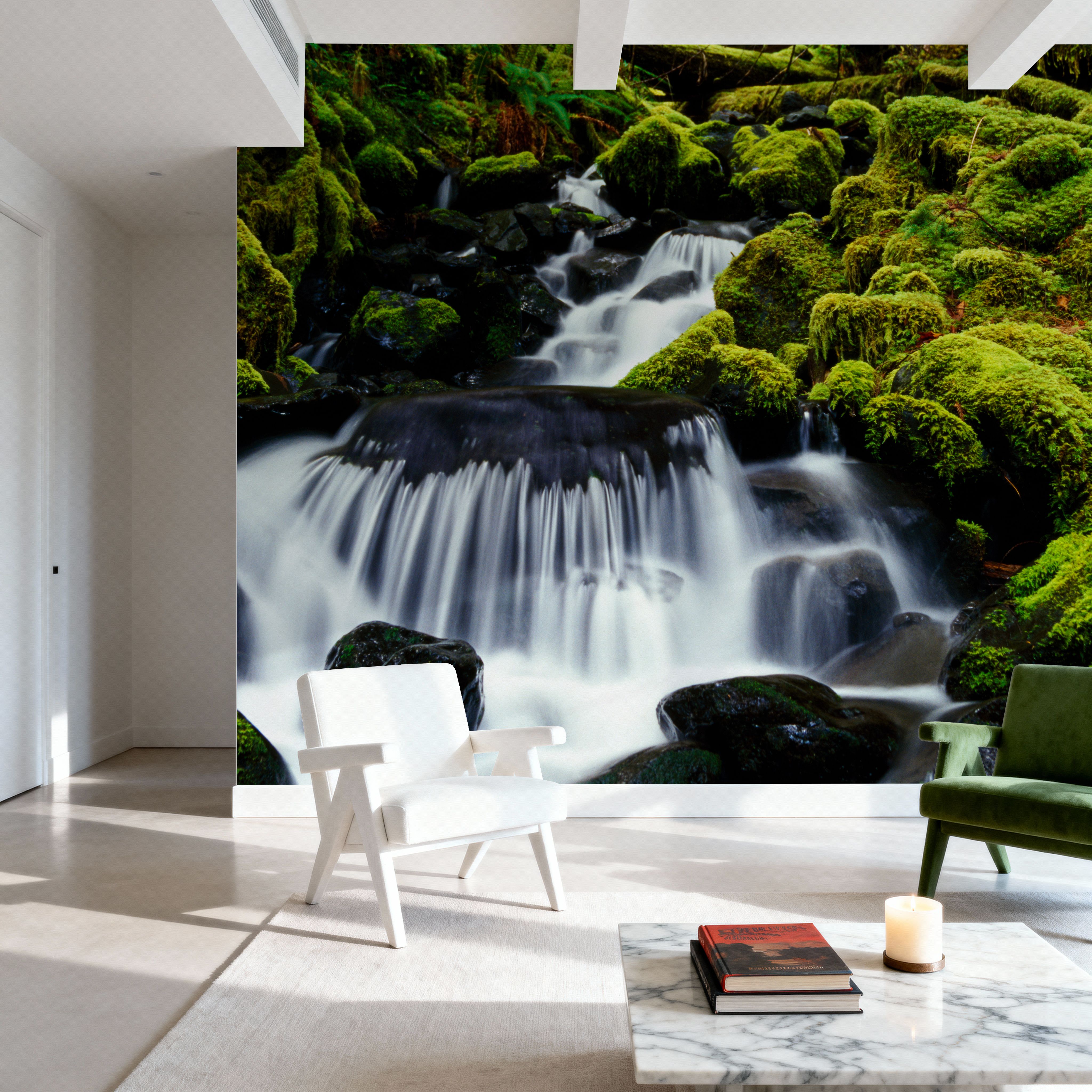 Mossy Rock Waterfall
