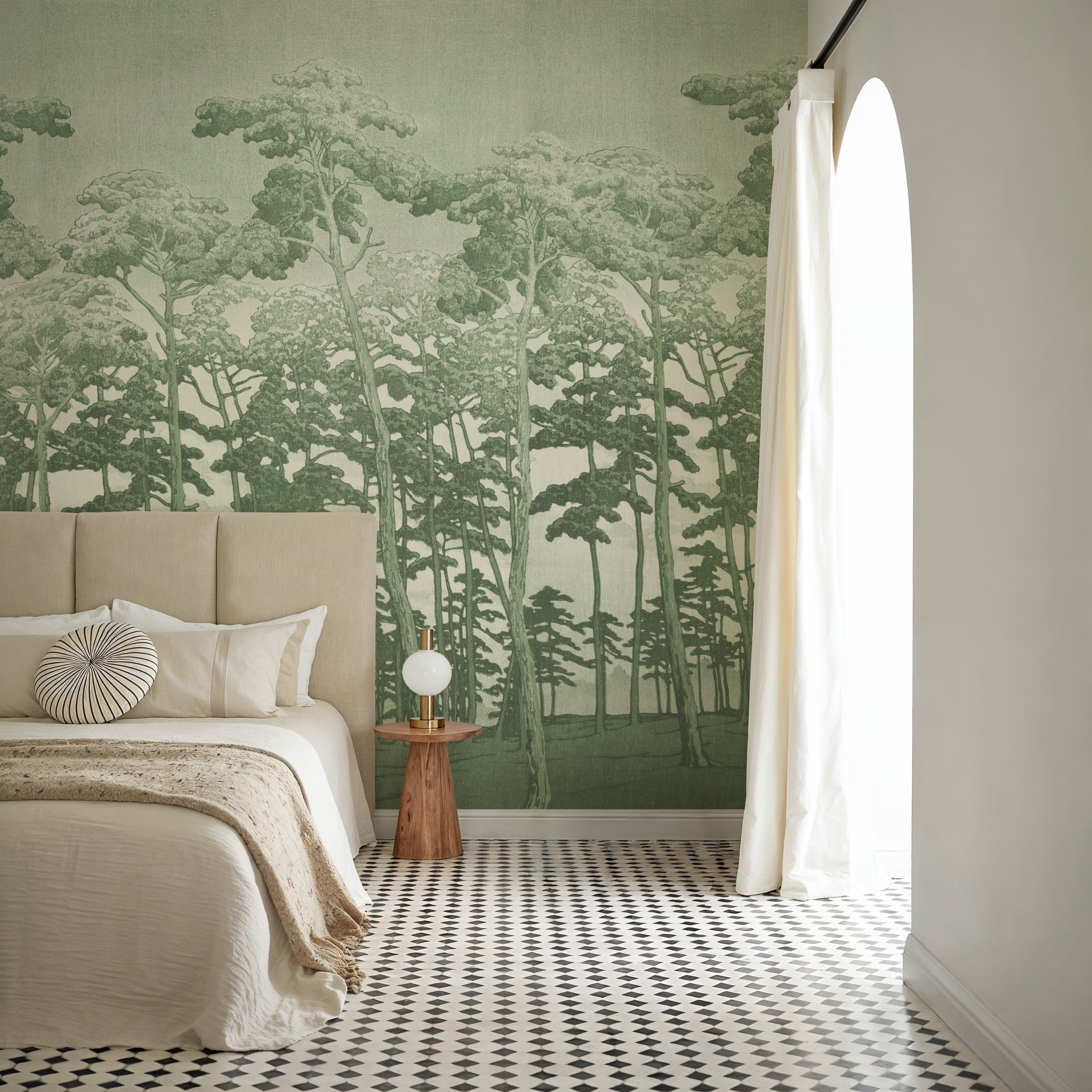 Tranquil Pinescape, Linden Green