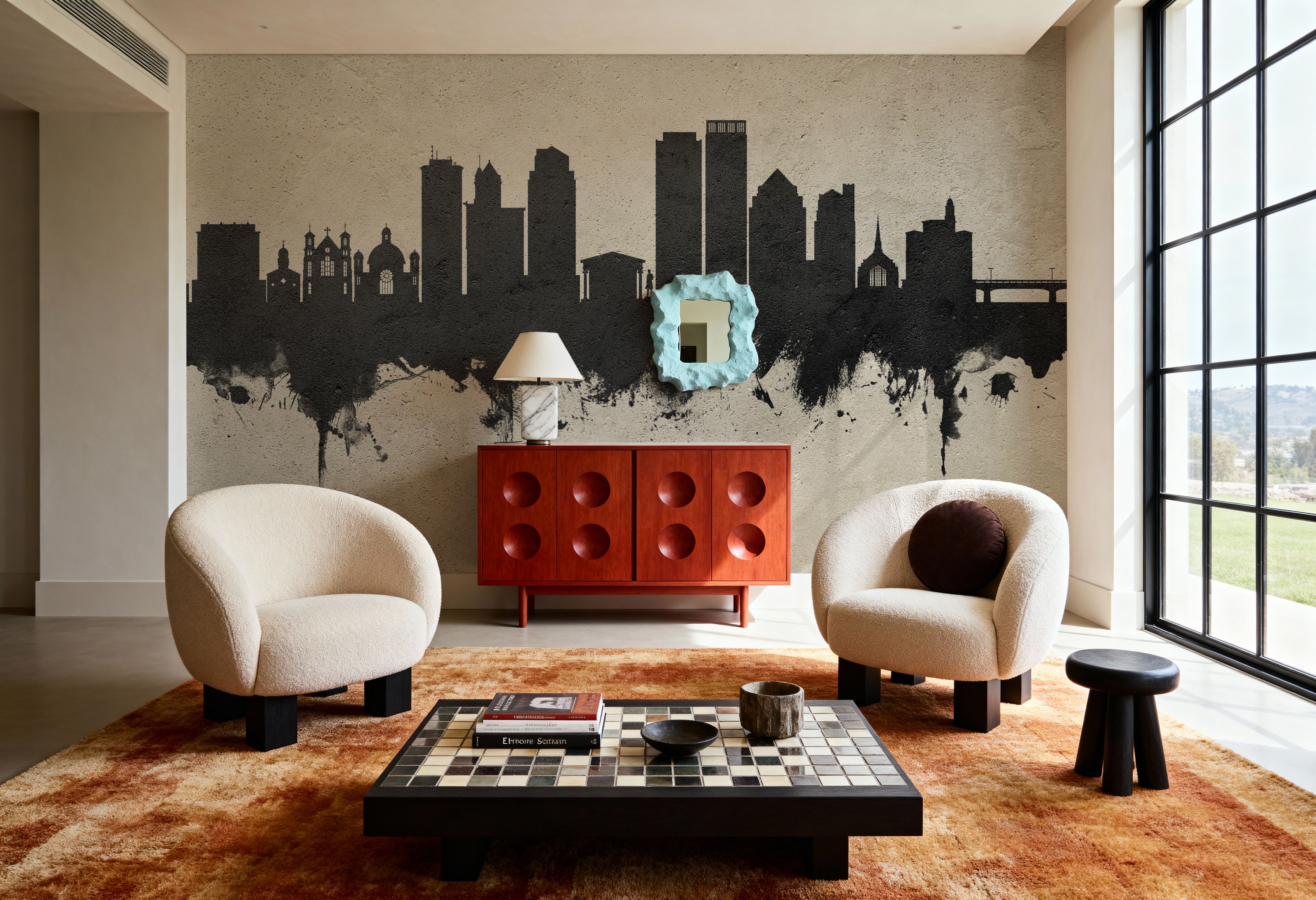 Dayton Ohio Skyline Concrete