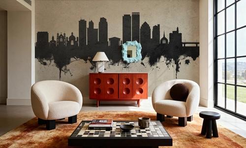 Dayton Ohio Skyline Concrete
