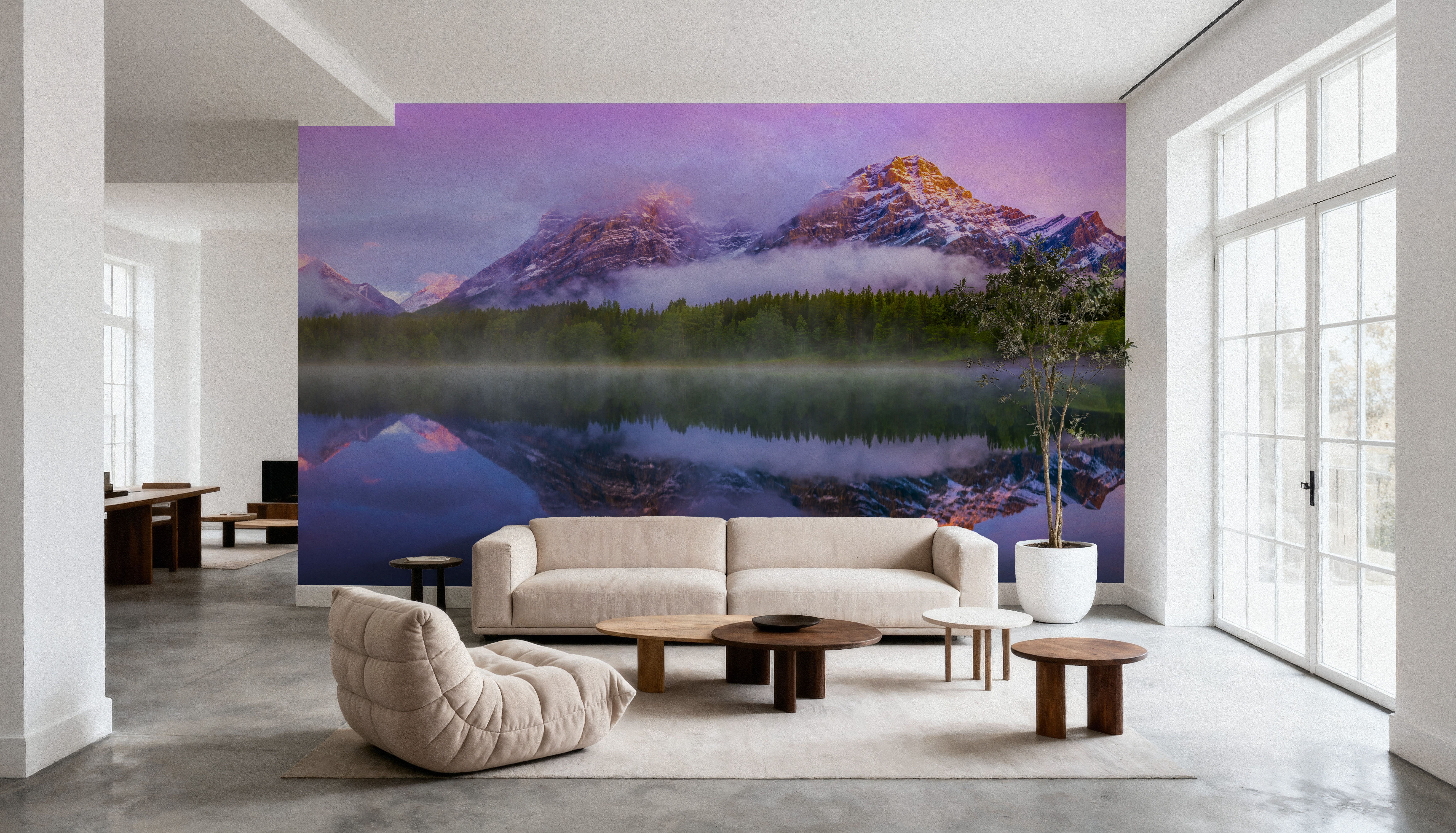 Wedge Pond Clouds, Wallpaper