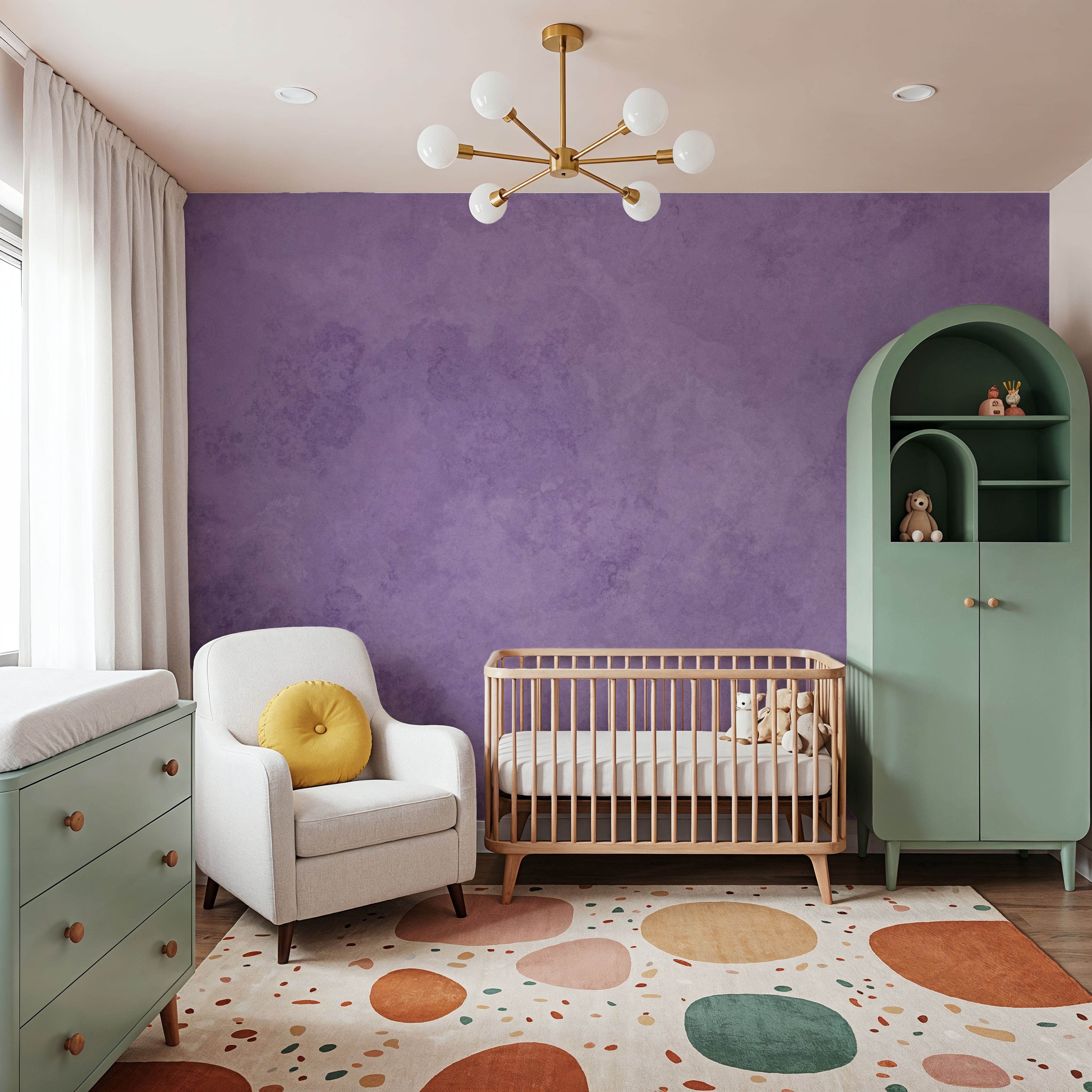 Subtle Plaster Wall, Aura Indigo