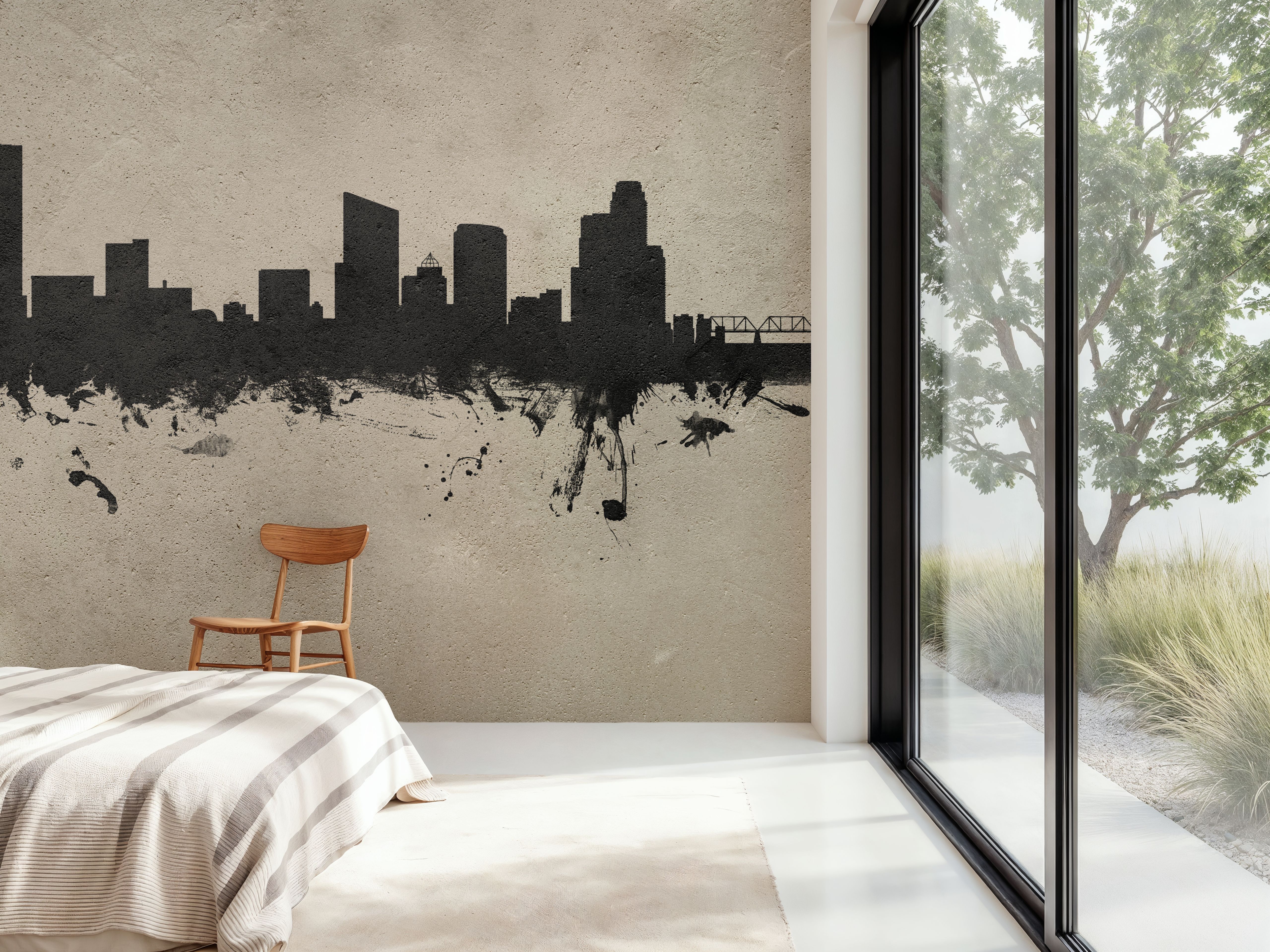 Grand Rapids Michigan Skyline Concrete