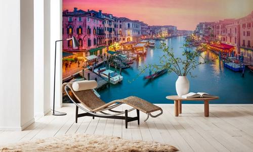 Grand Canal Sunset Pink