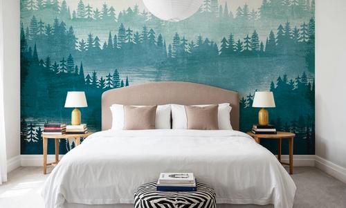 Mountainscape Blue