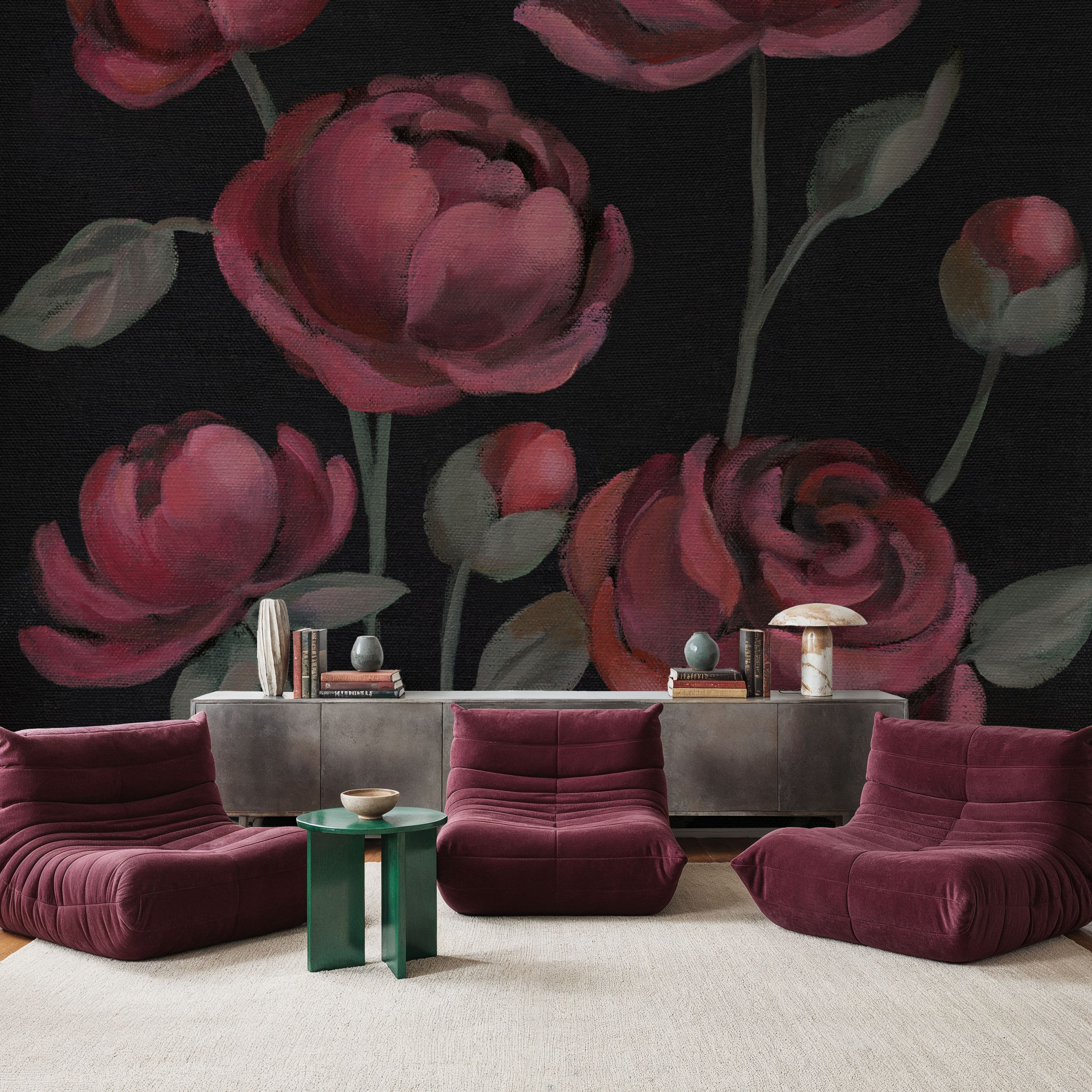 Burgundy Bloom II