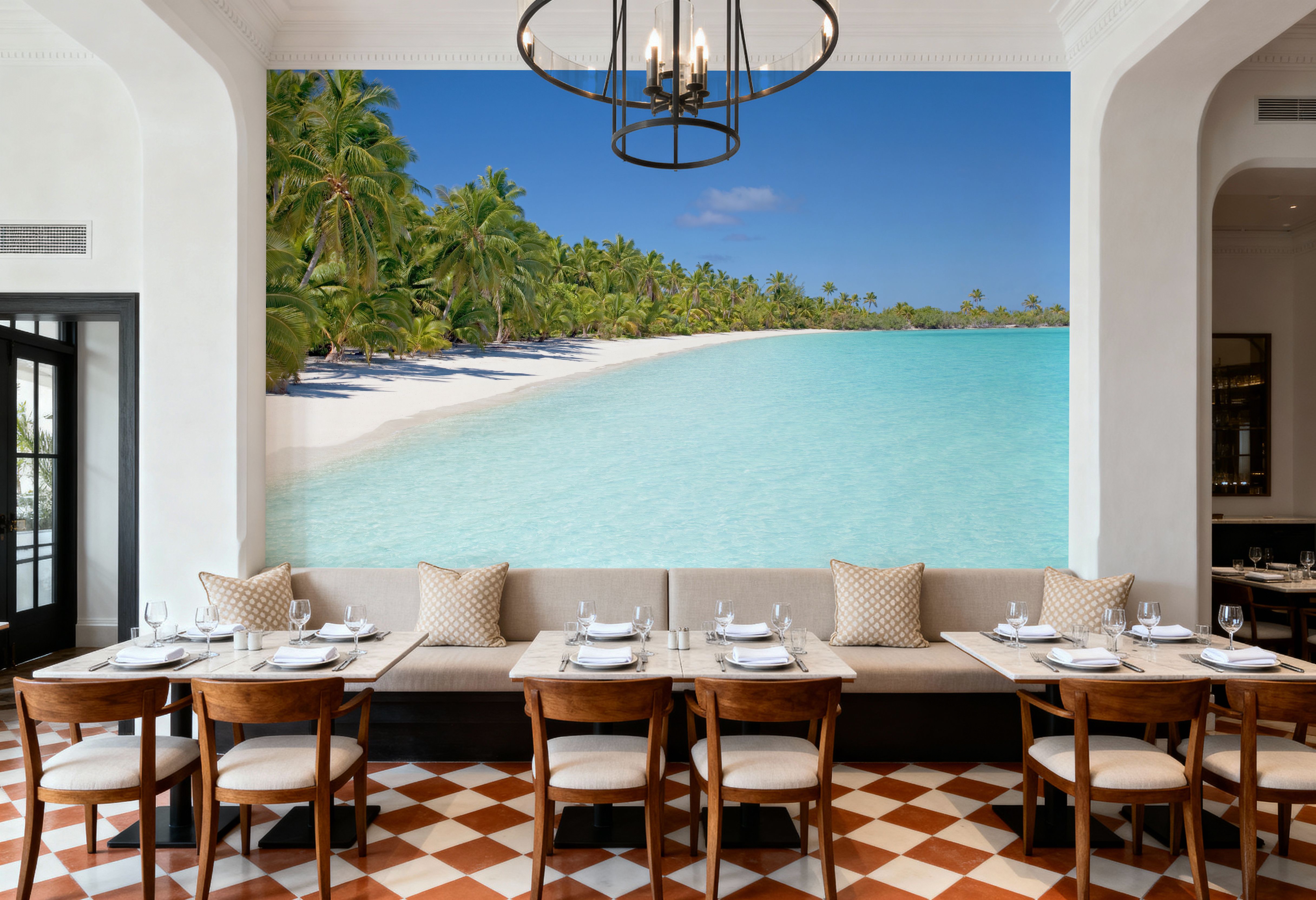 Tropical Vacation, Papel pintado