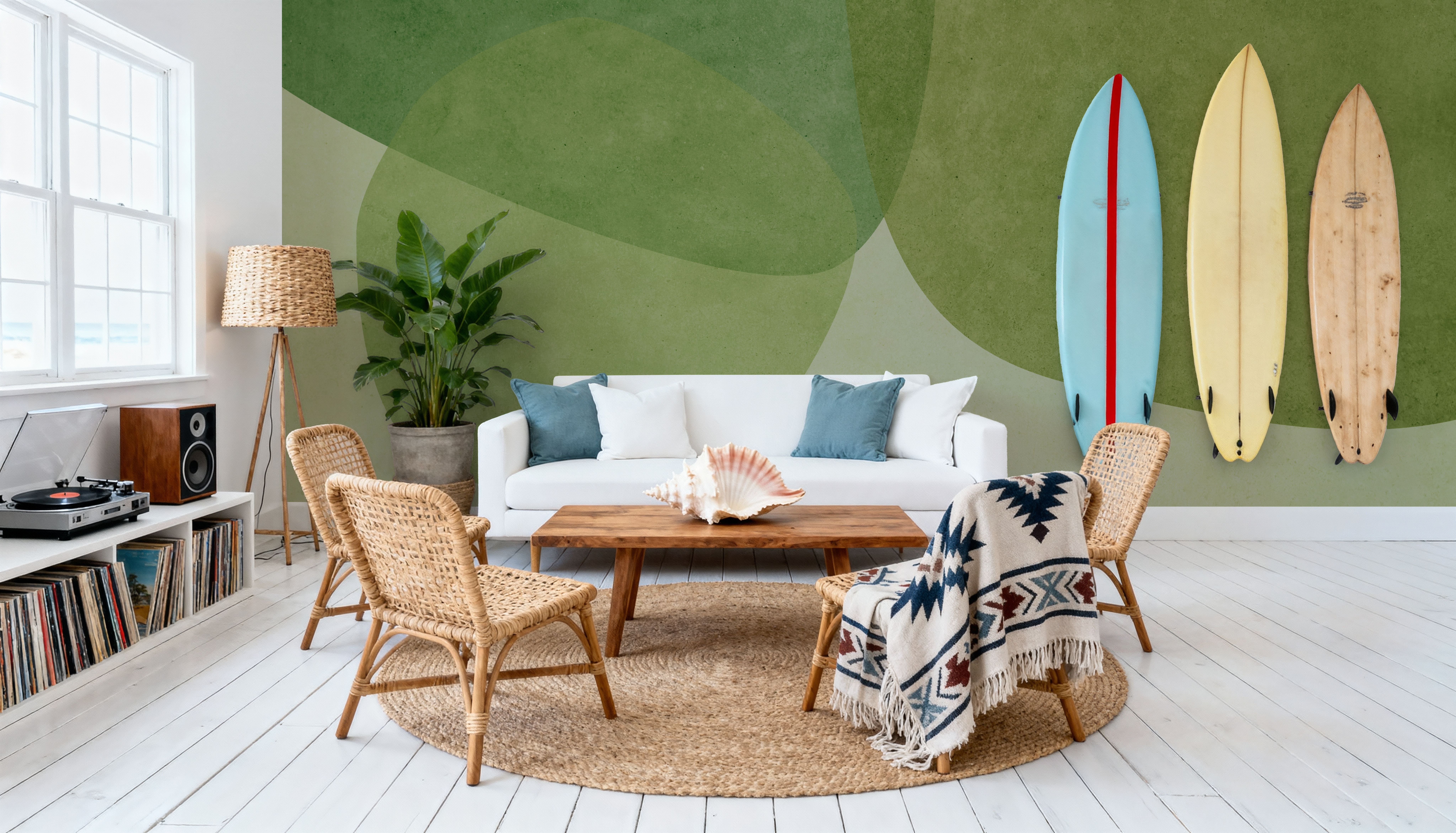 Embracing Shapes, Dill Green