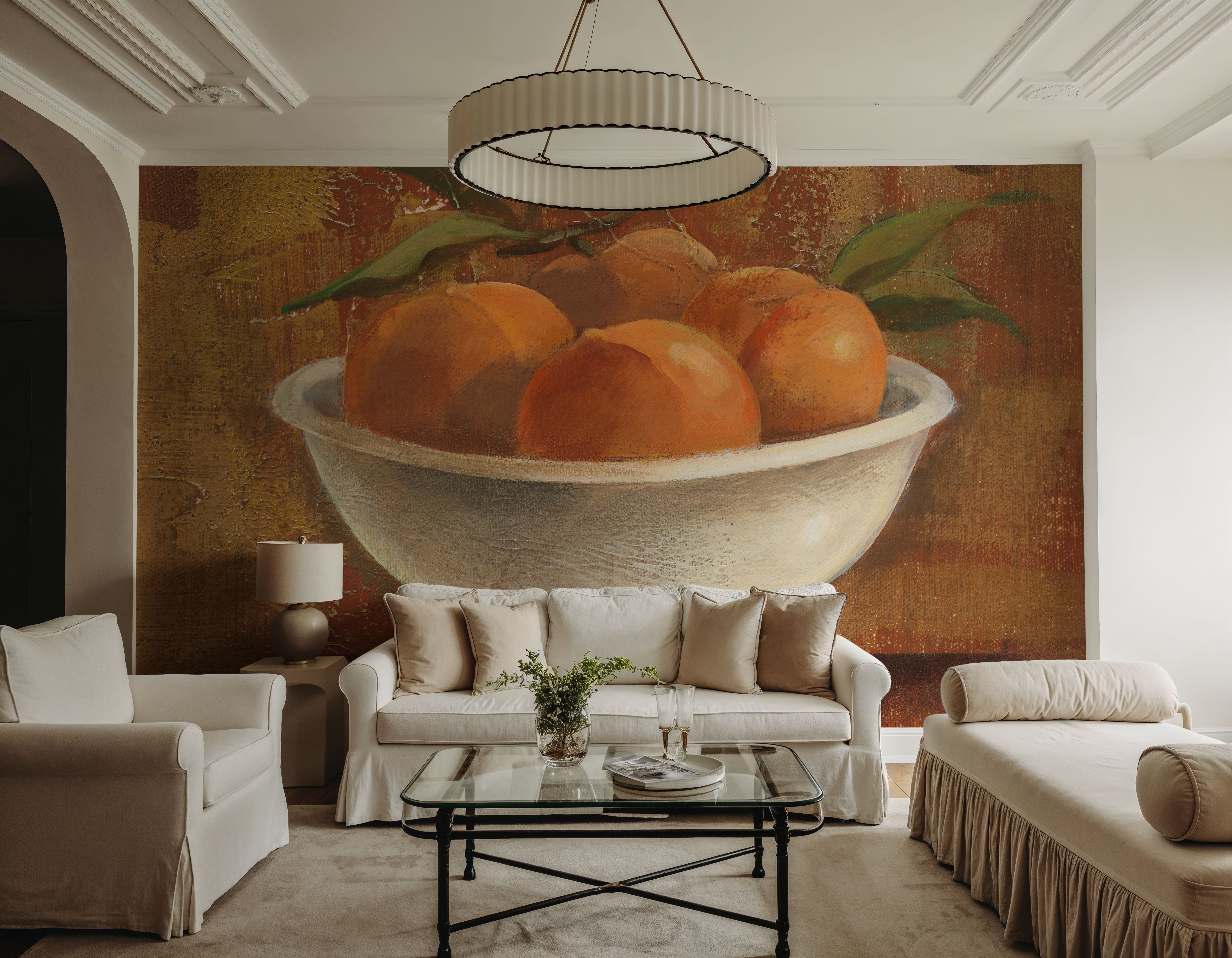 Peaches in Old Bowl