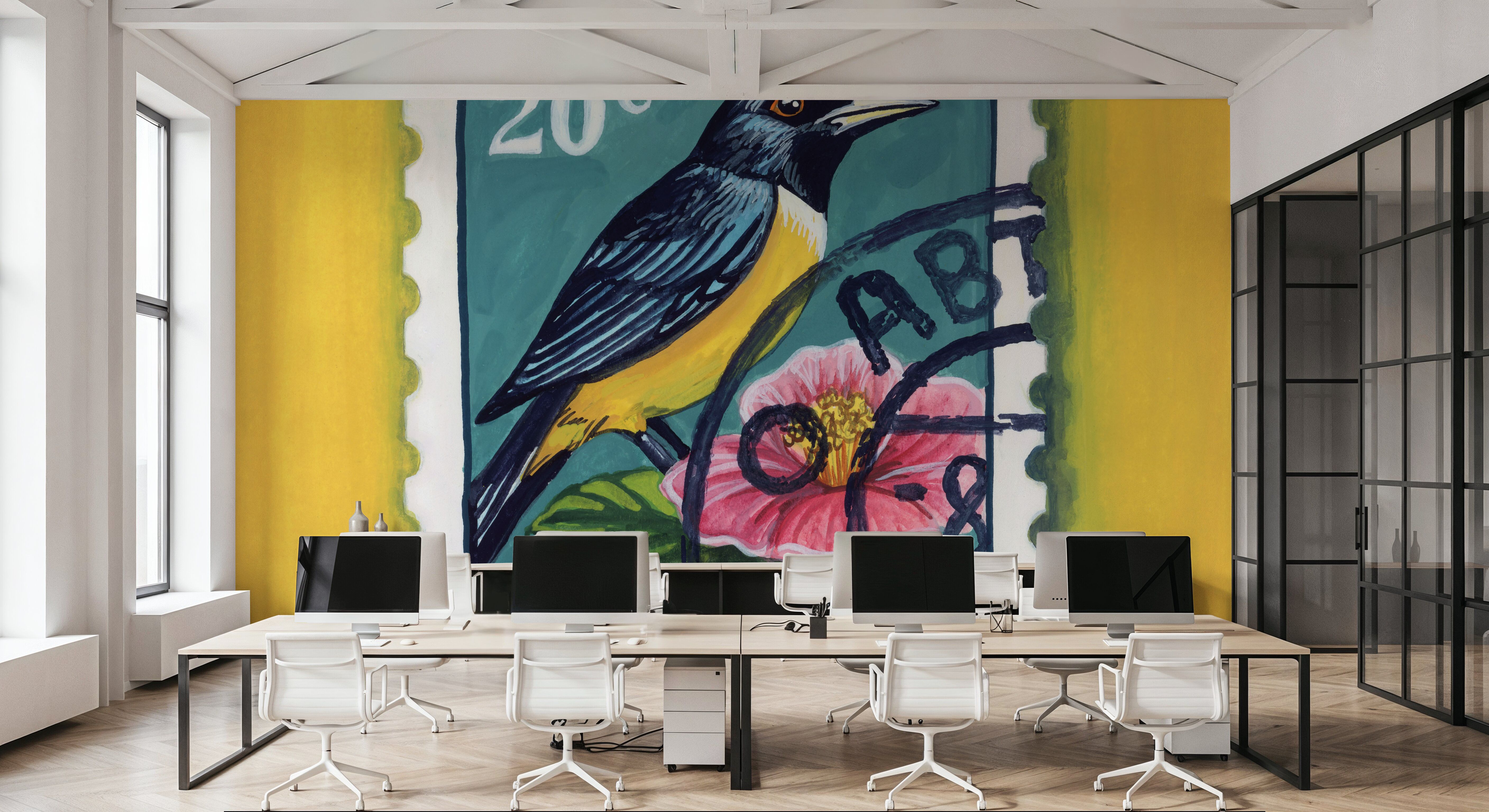 Beautiful Bird Stamp