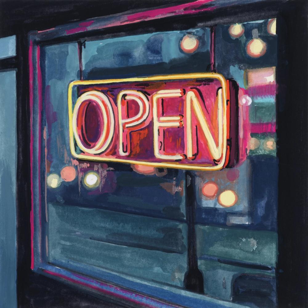 Neon Open Sign