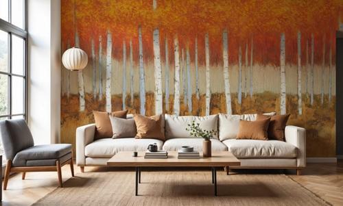 Autumn Birches