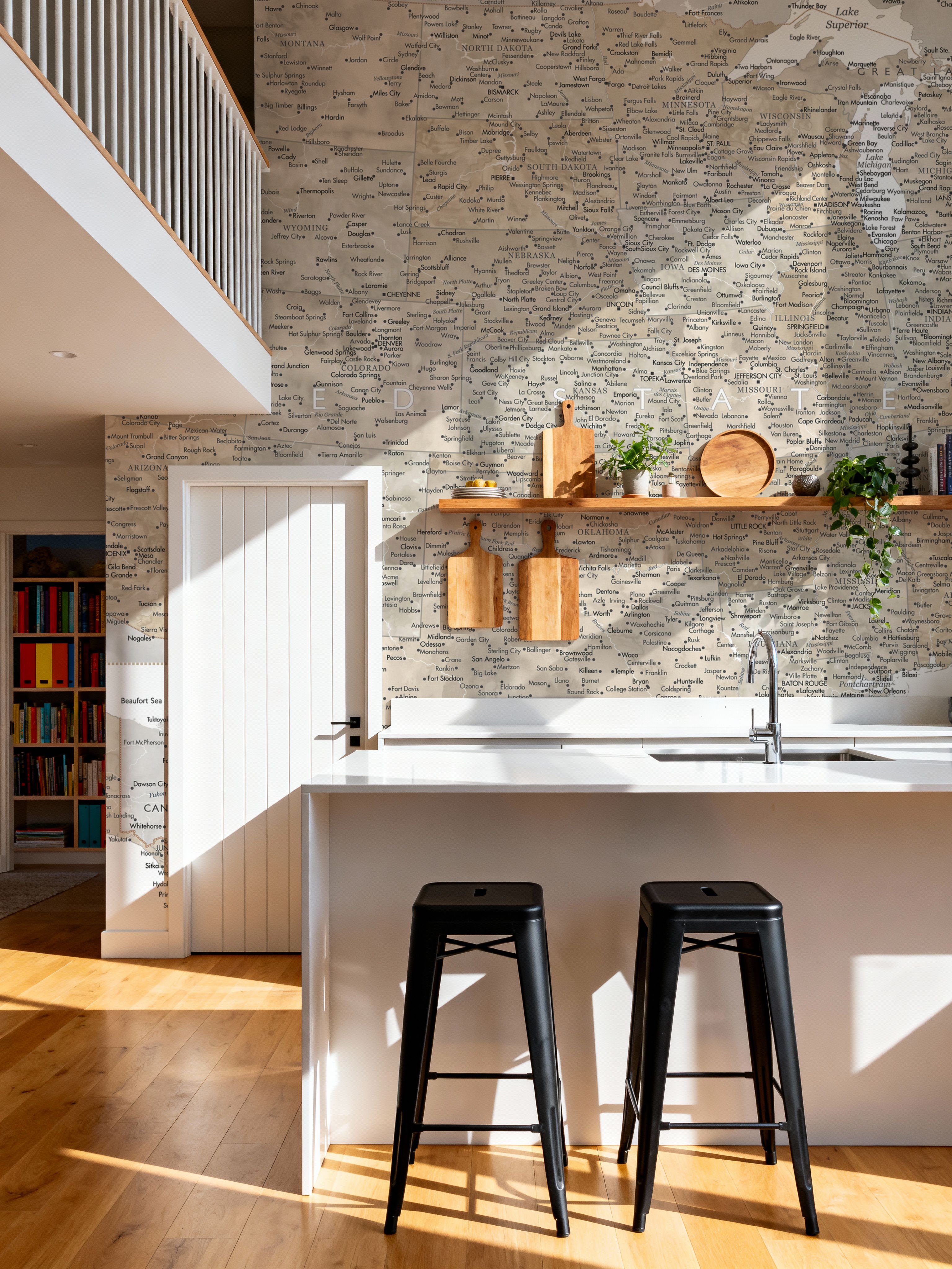 US Map Detailed - Abey