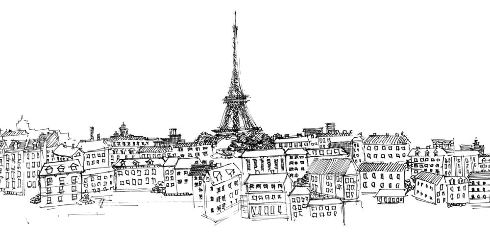 Paris Skyline IV