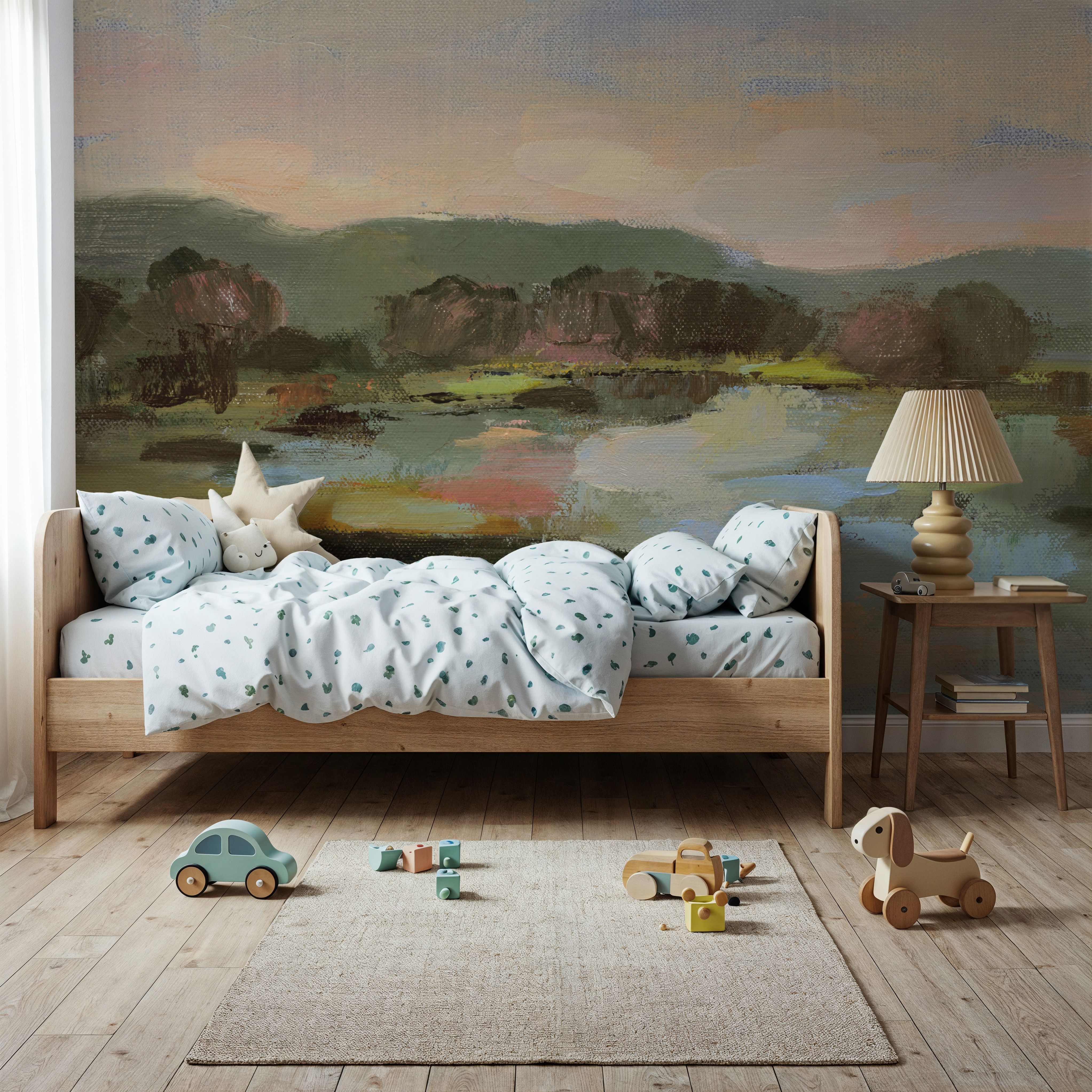 Landscape at Spring Dawn
