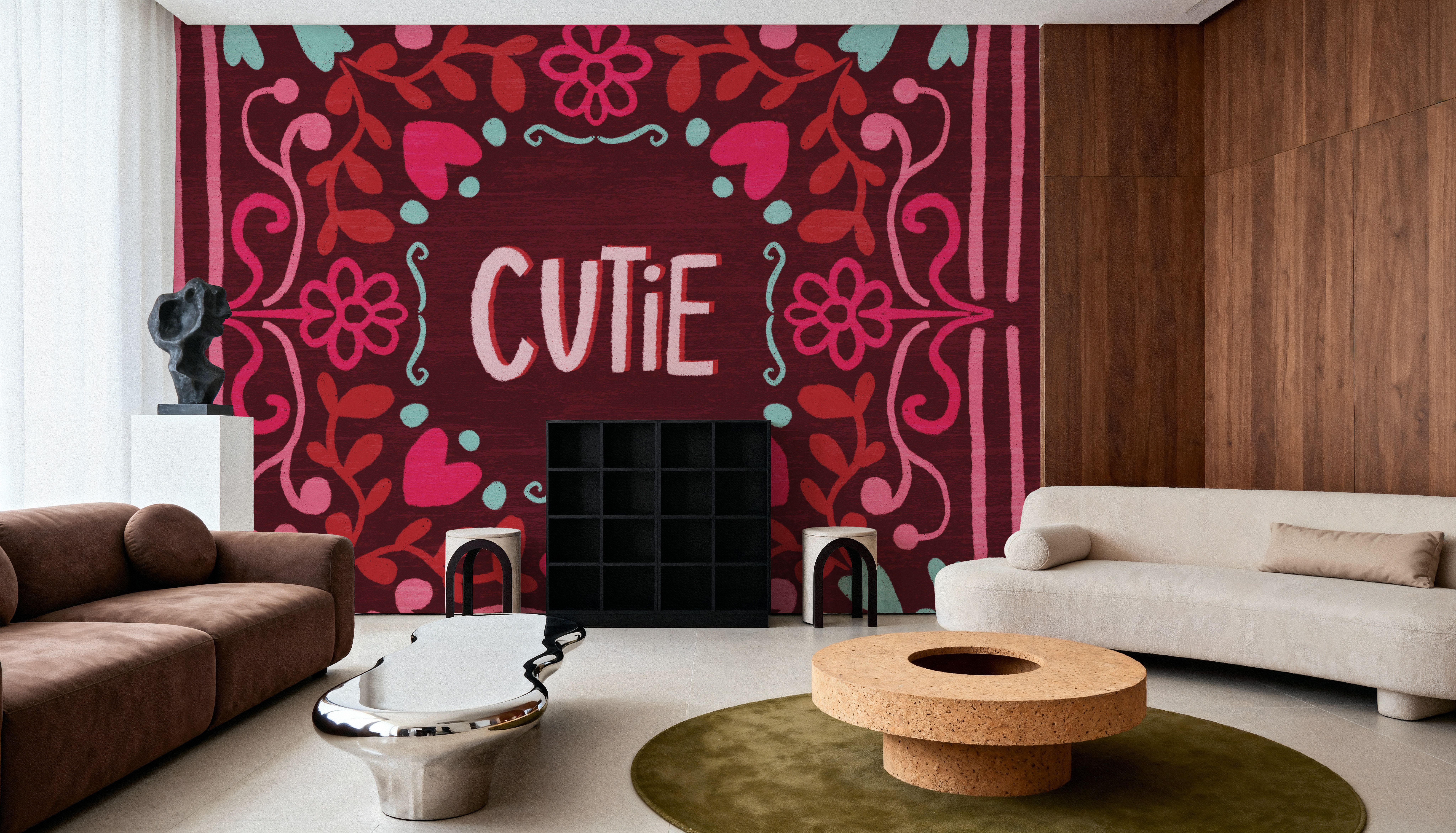 Love Sentiments Cutie, Papier peint