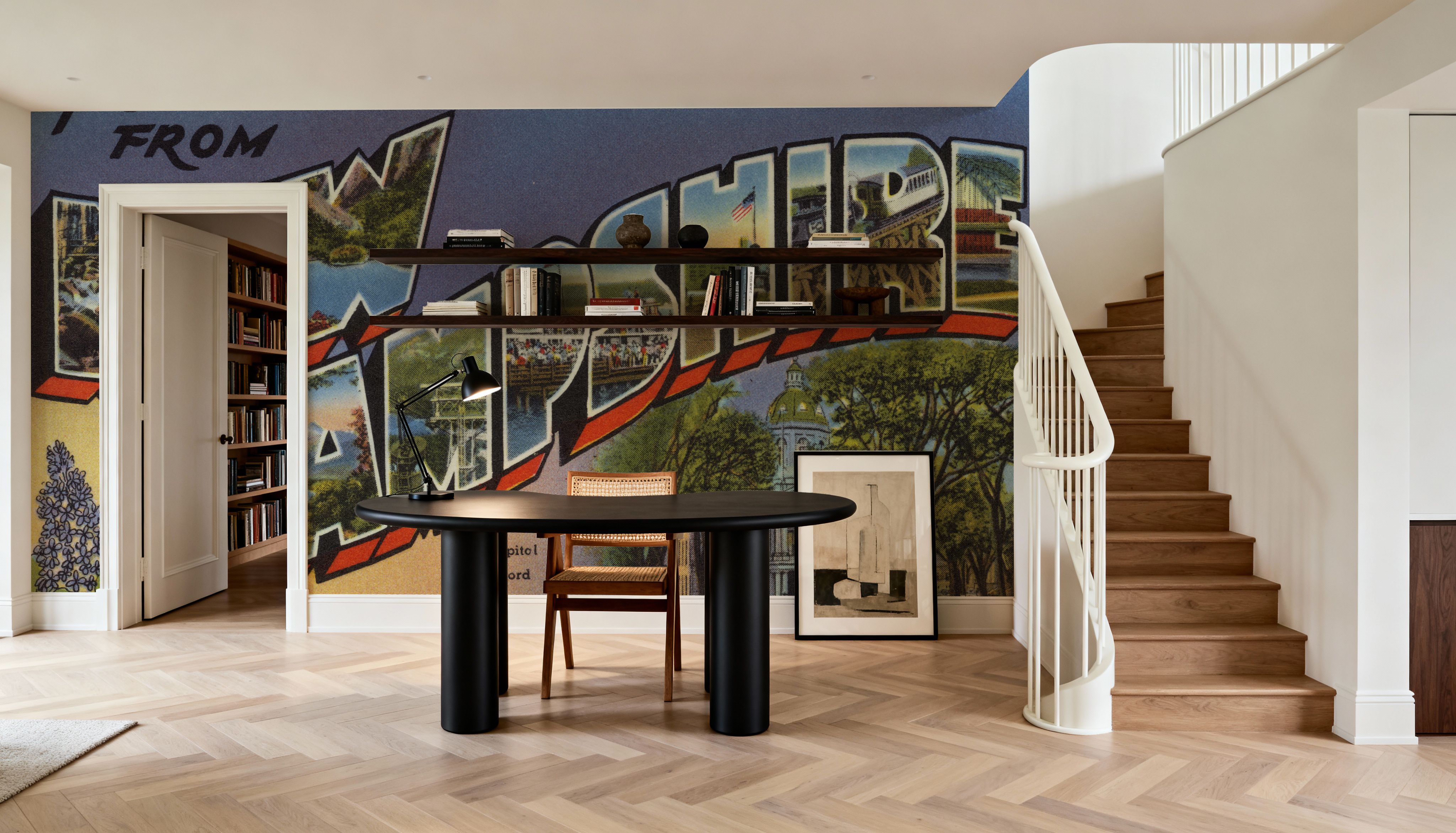 Greetings from New Hampshire - Screenprint Postcard