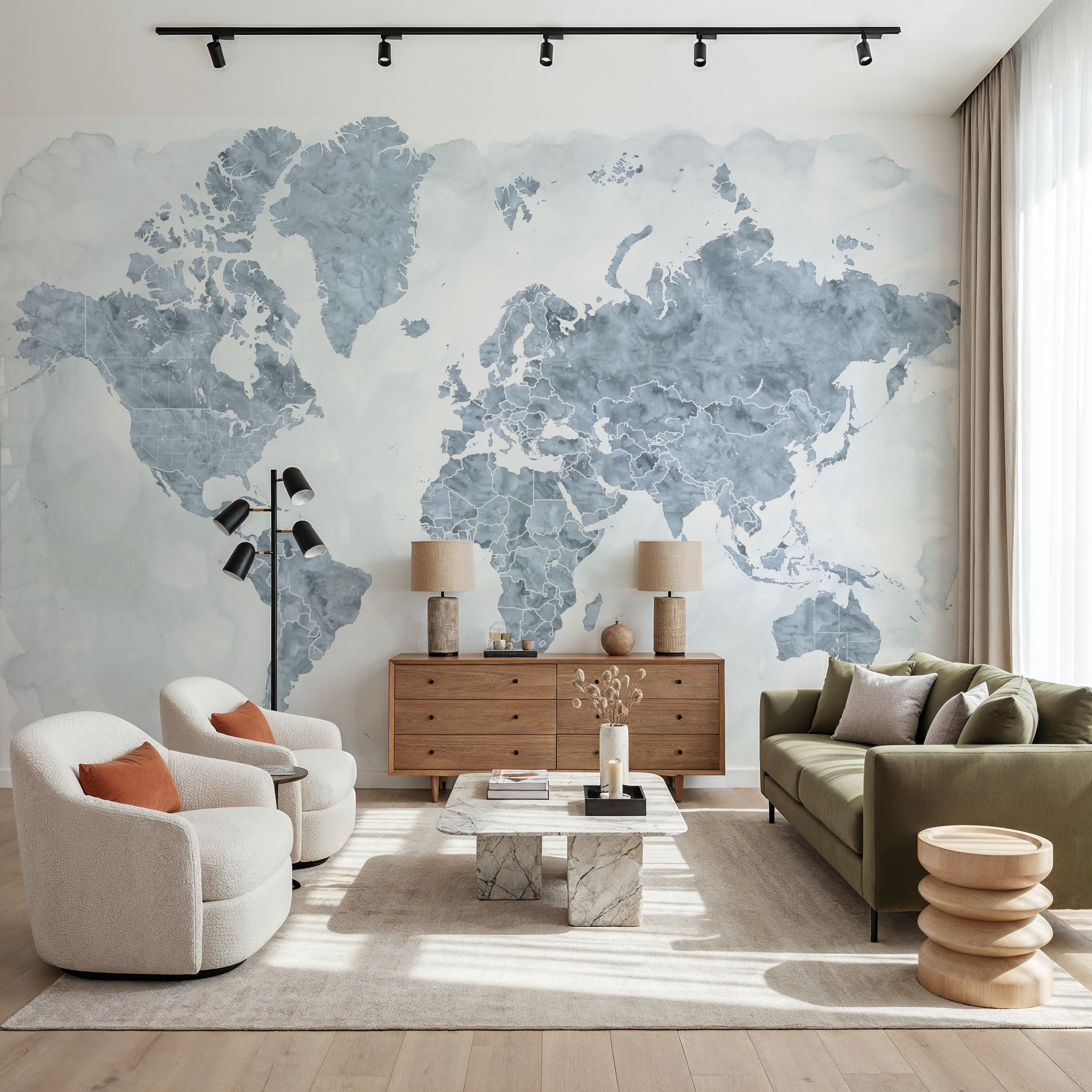 World Map Cities - Jacques