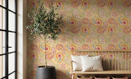 Harvest Paisley Yellow