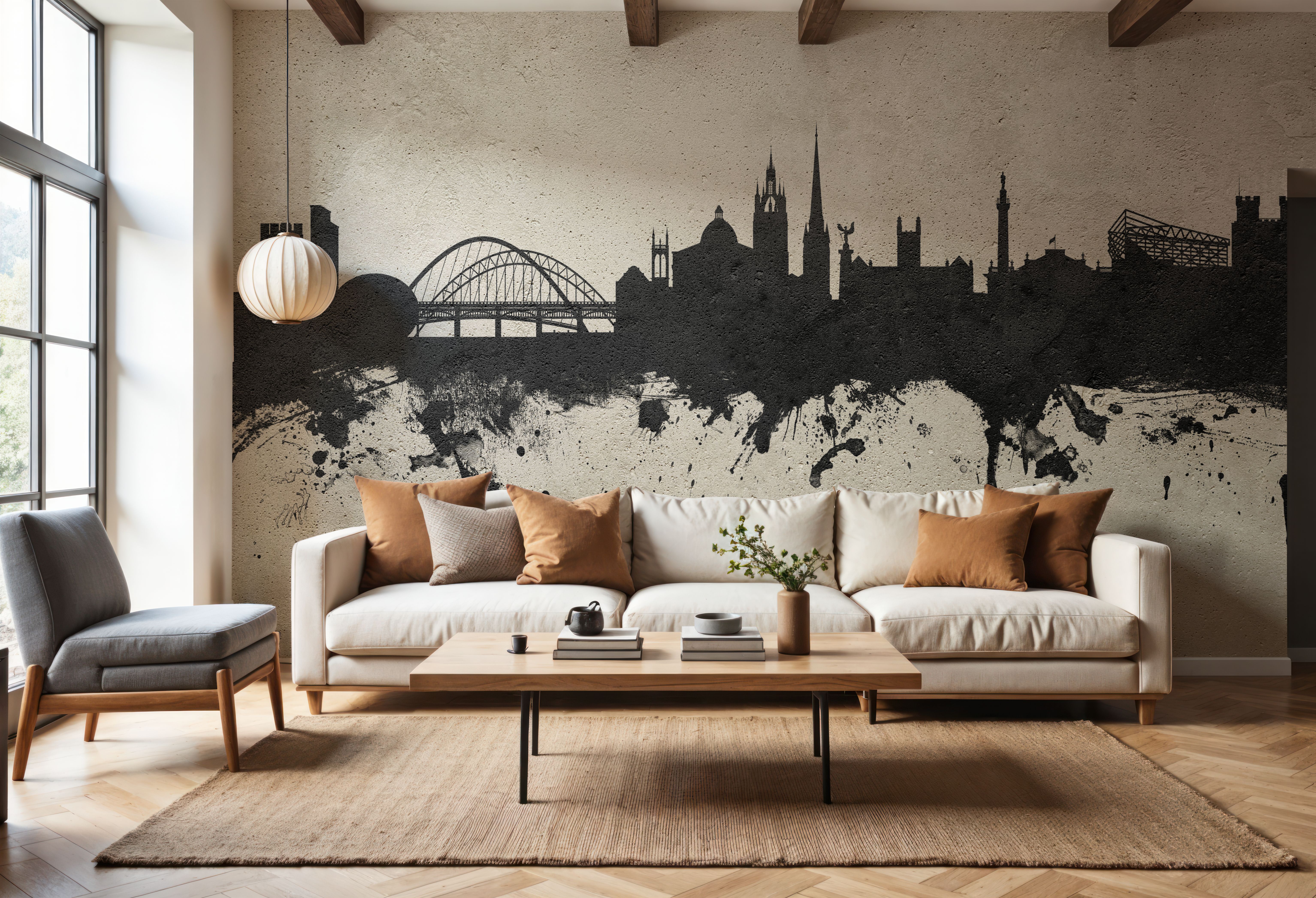 Newcastle England Skyline Concrete