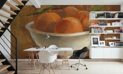 Peaches in Old Bowl