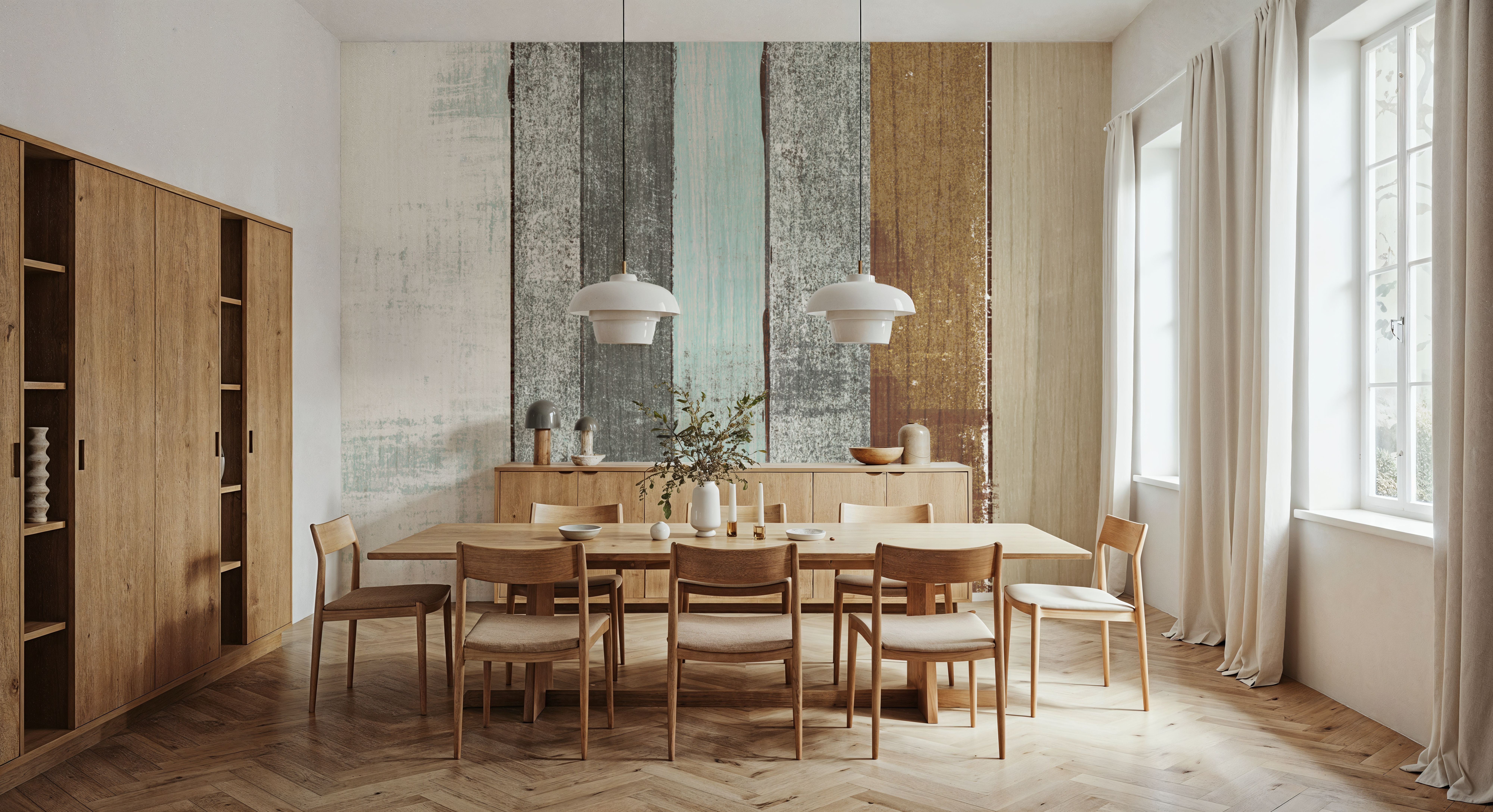 Beachscape VII Gold Neutral, Wallpaper