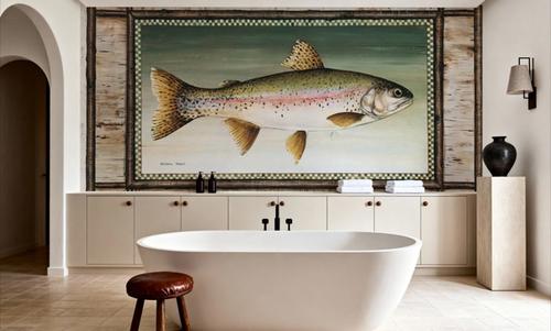 Rainbow Trout Birch Border