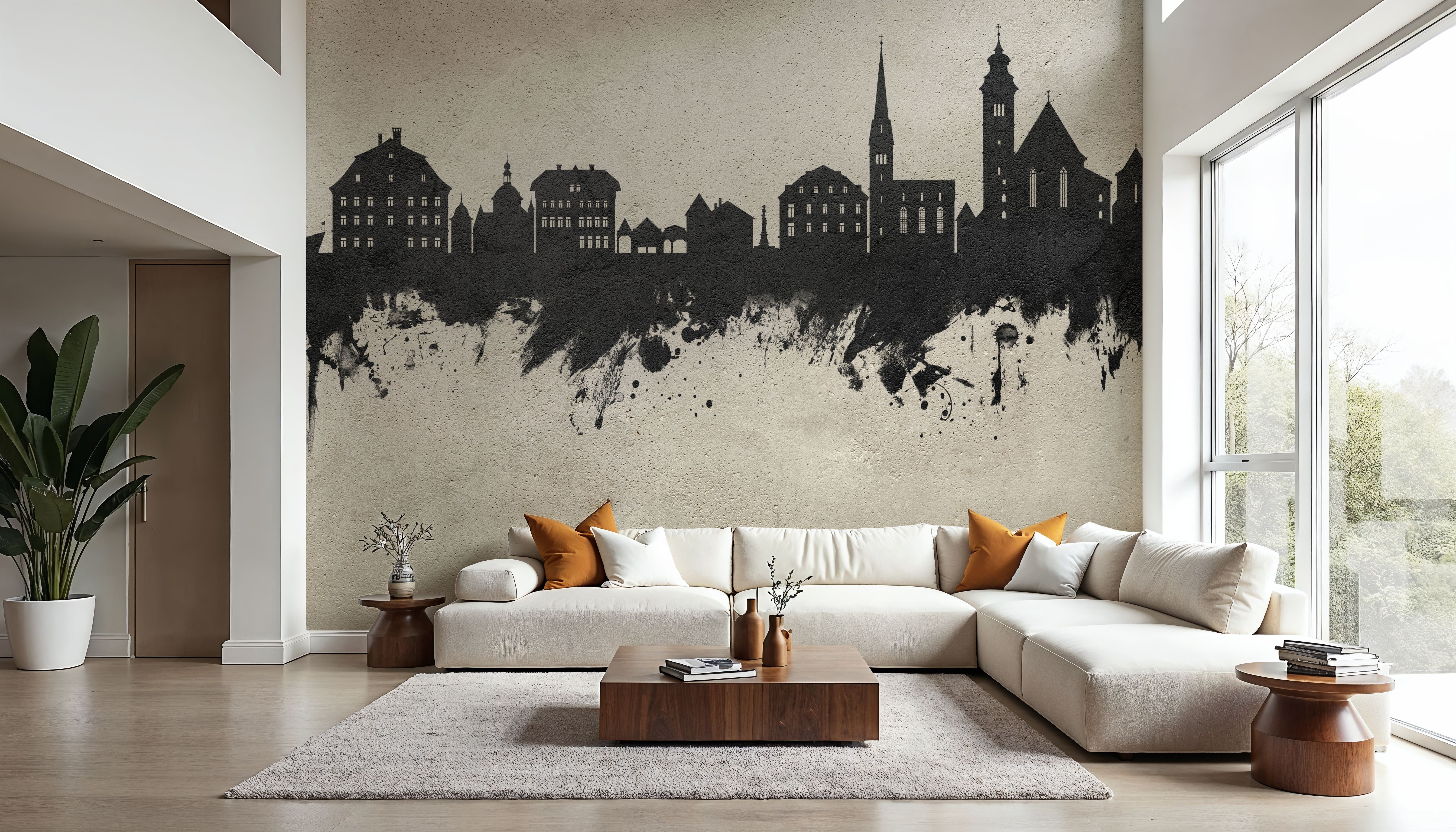 Hallstatt Austria Skyline Concrete