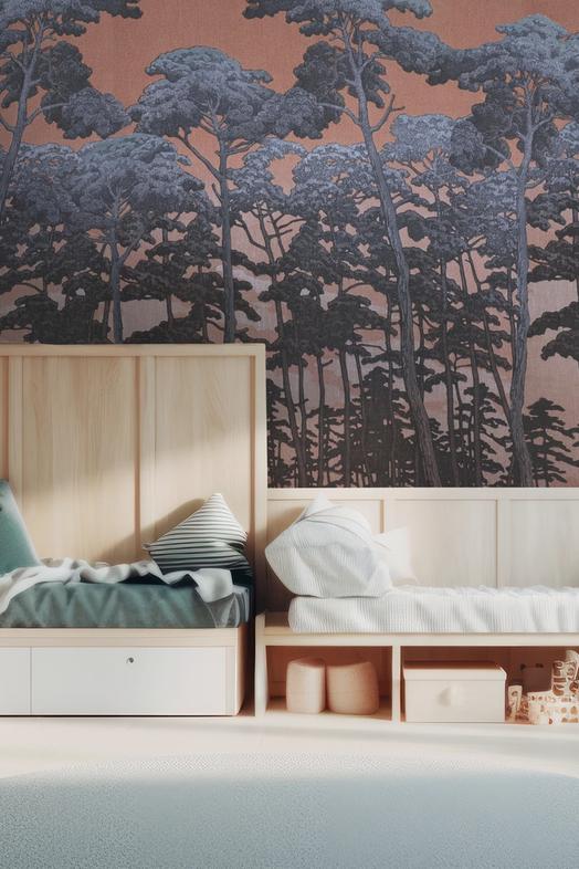 Tranquil Pinescape, Sunset