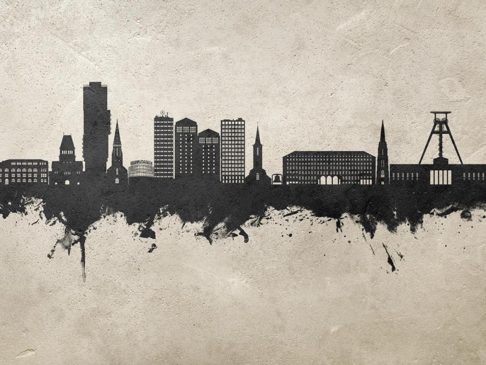 Bochum Germany Skyline Concrete