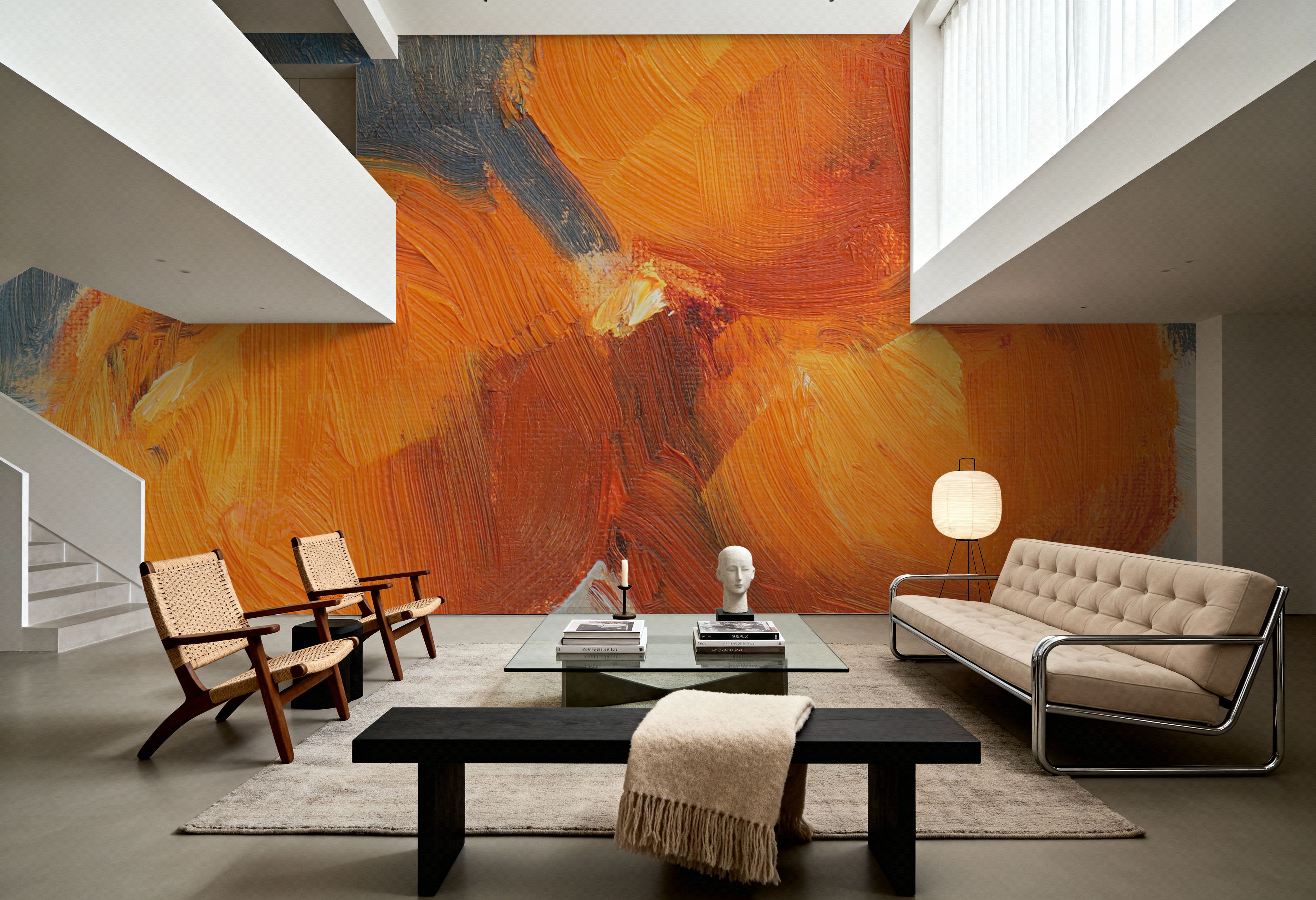 Orange Stack, Wallpaper