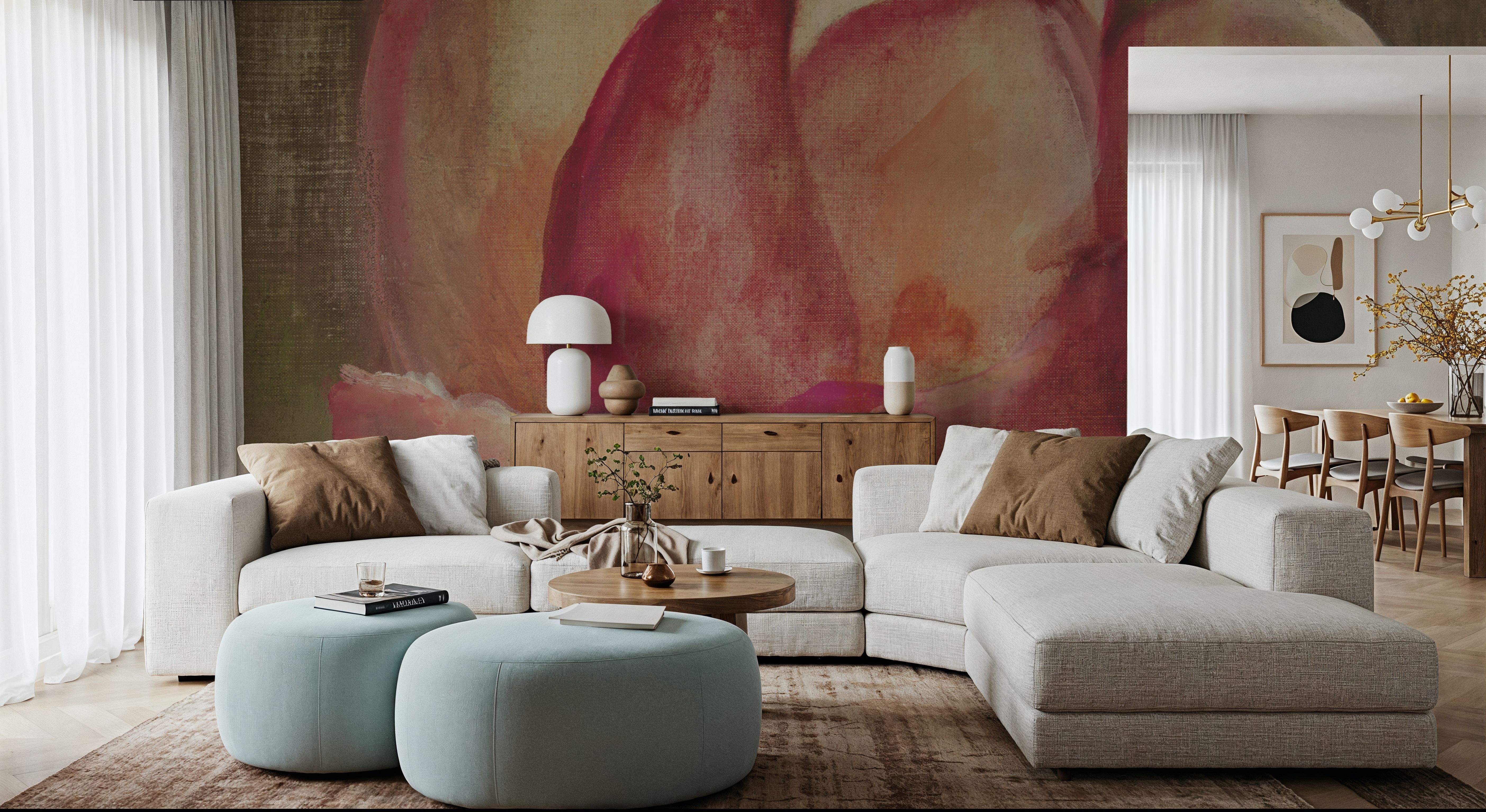 Pink Blossom on Canvas