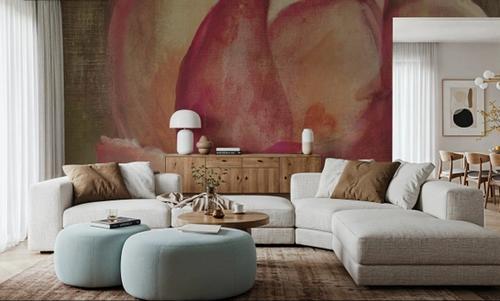 Pink Blossom on Canvas