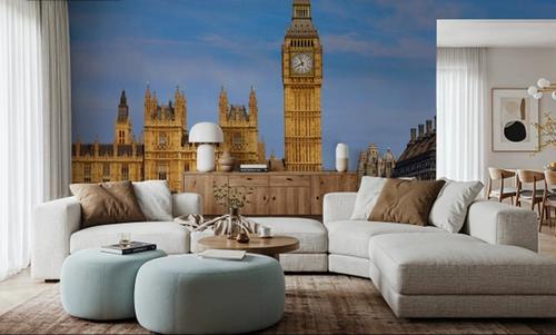 Big Ben Tower and Thames River
