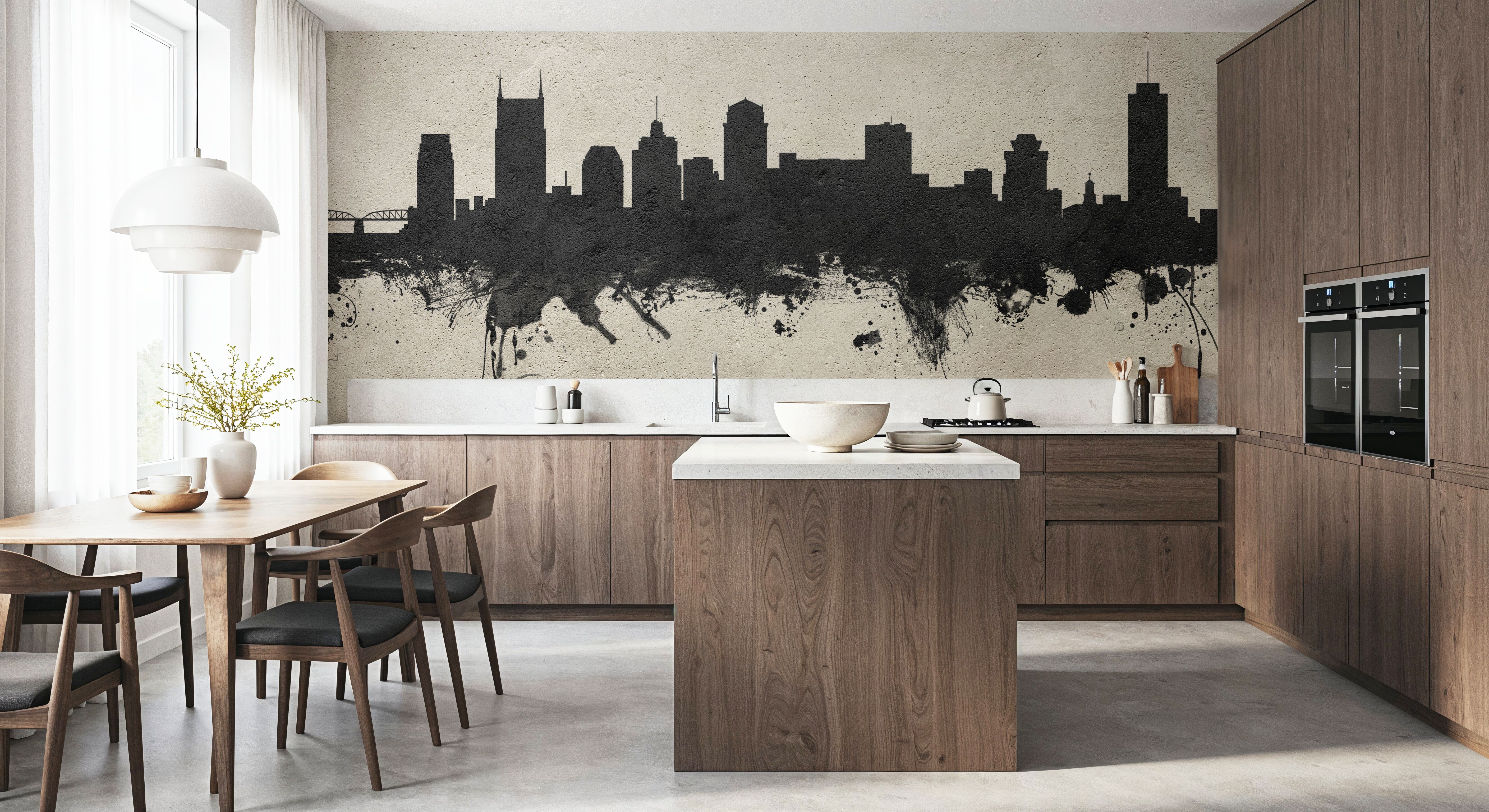 Nashville Tennessee Skyline Concrete