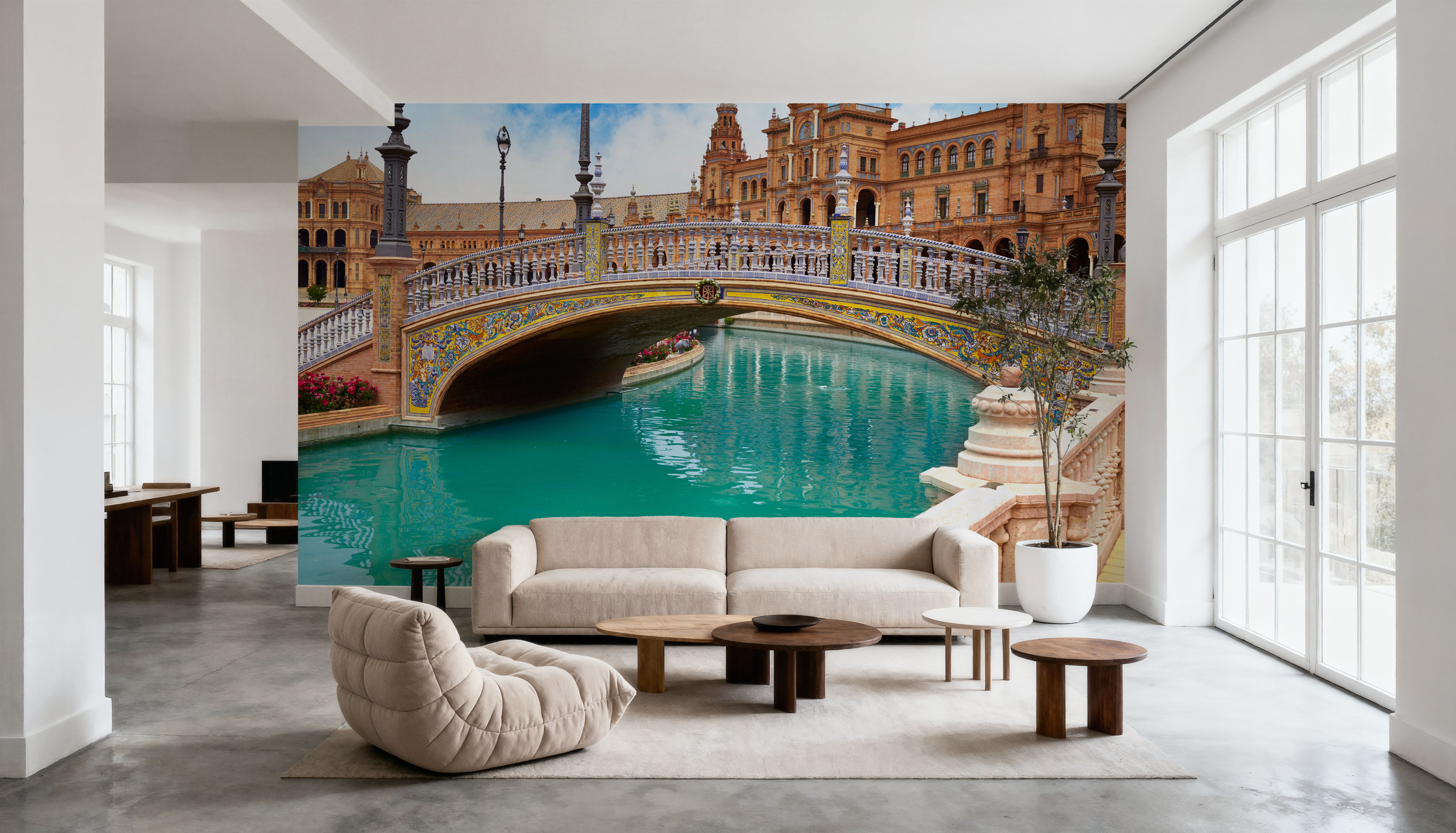 Spanish Bridge, Tapeten