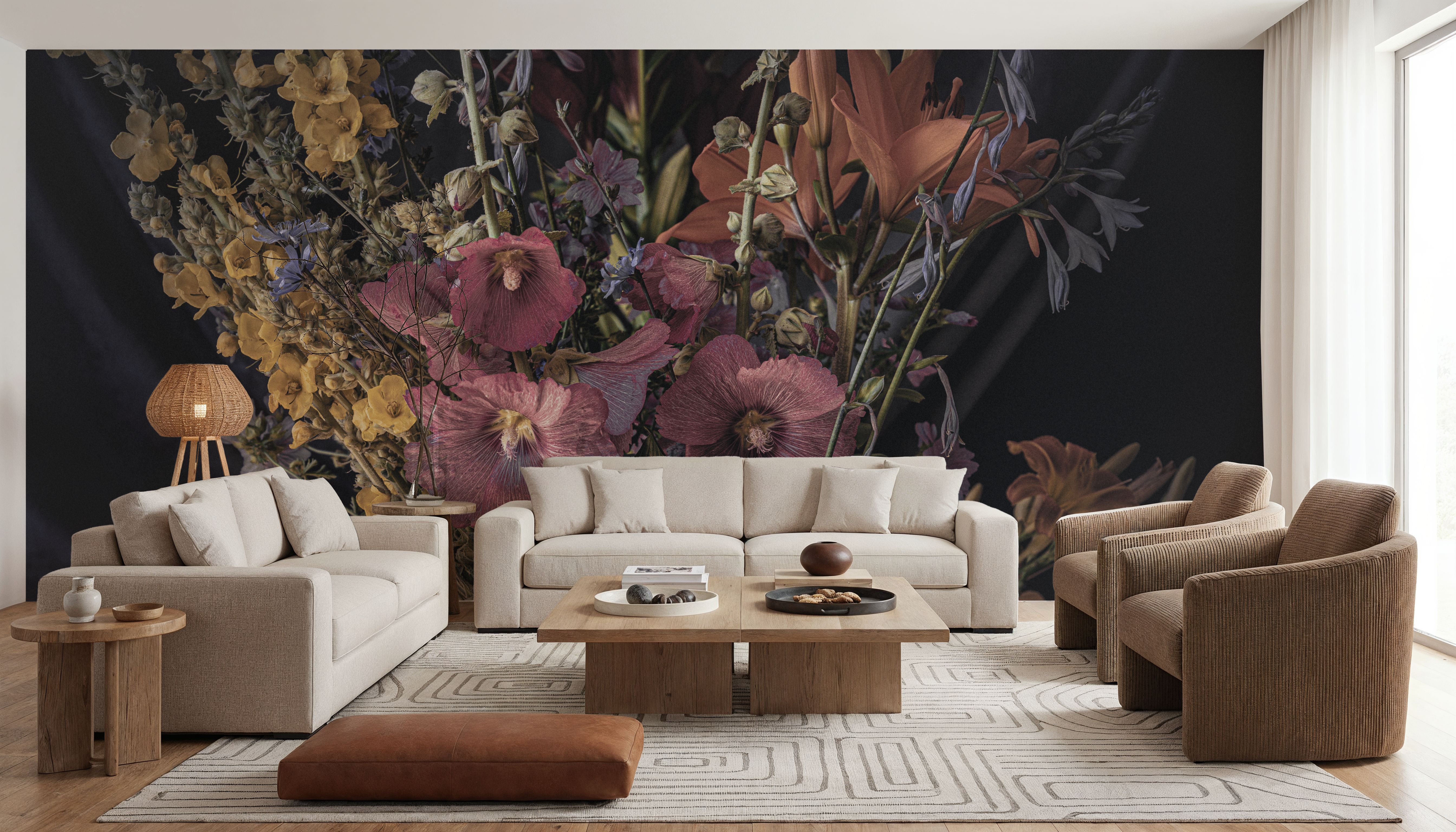 Summer Field Flow Flowers, Wallpaper