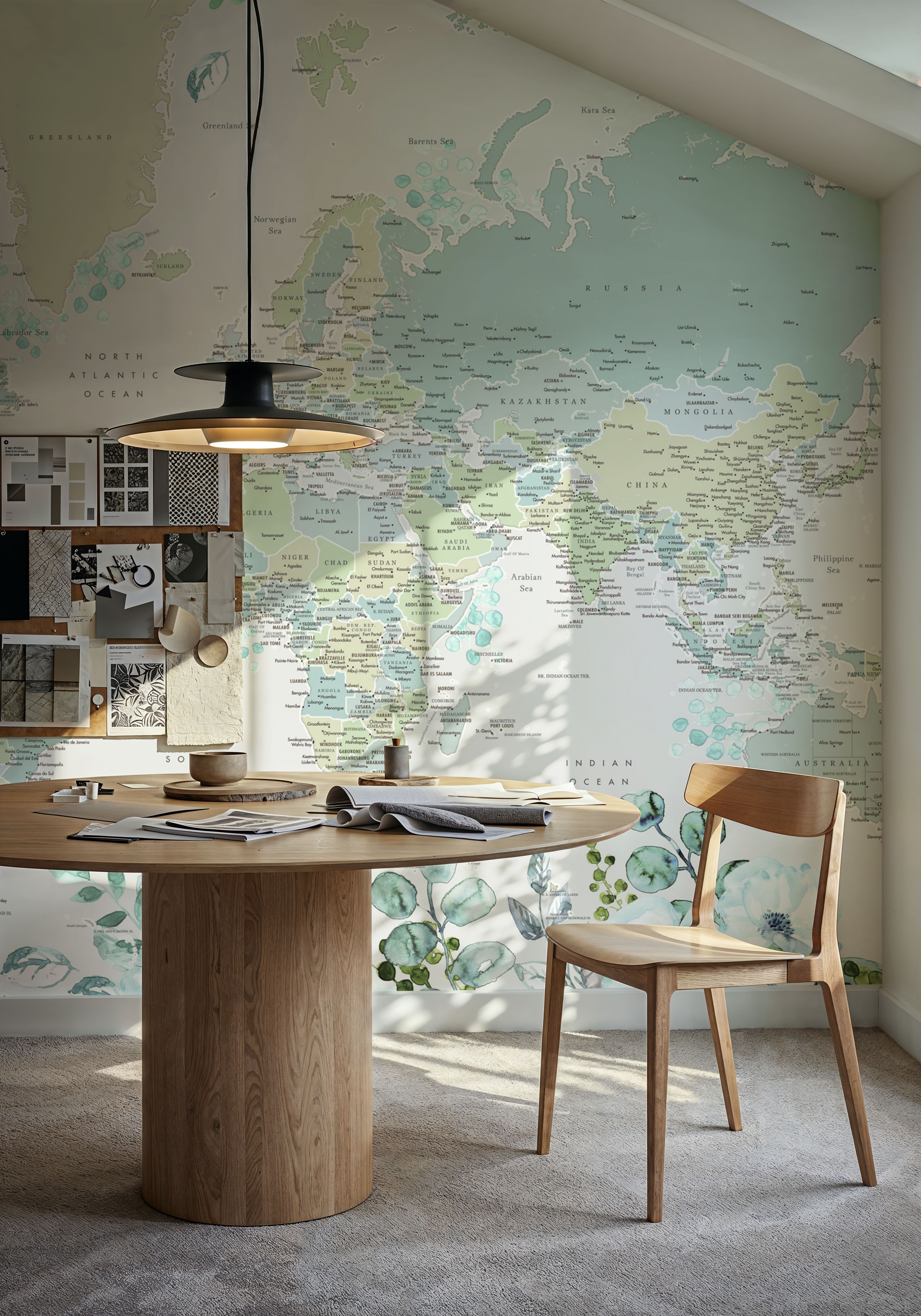 World Map Cities - Marie