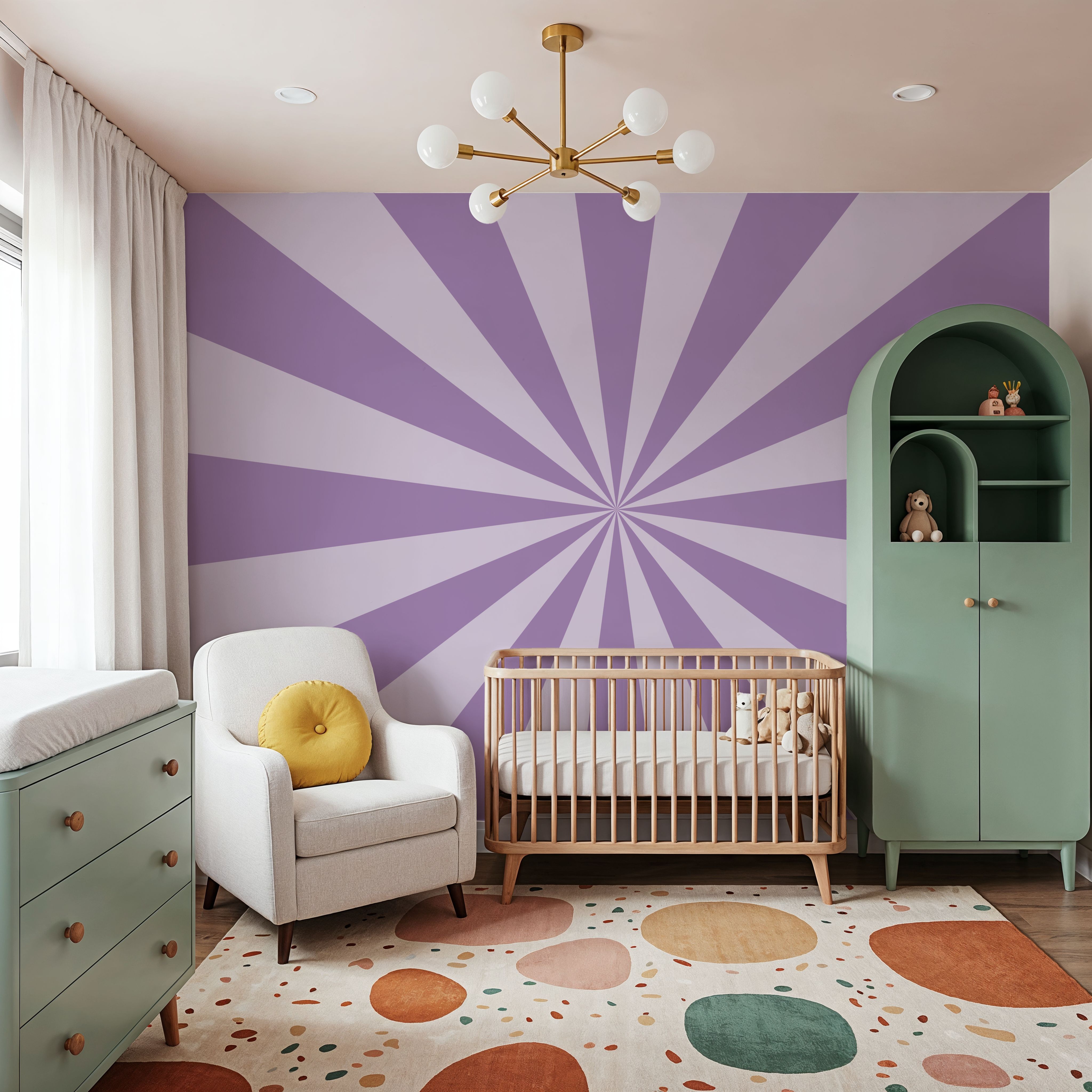 Circus Ceiling, Purple on Purple