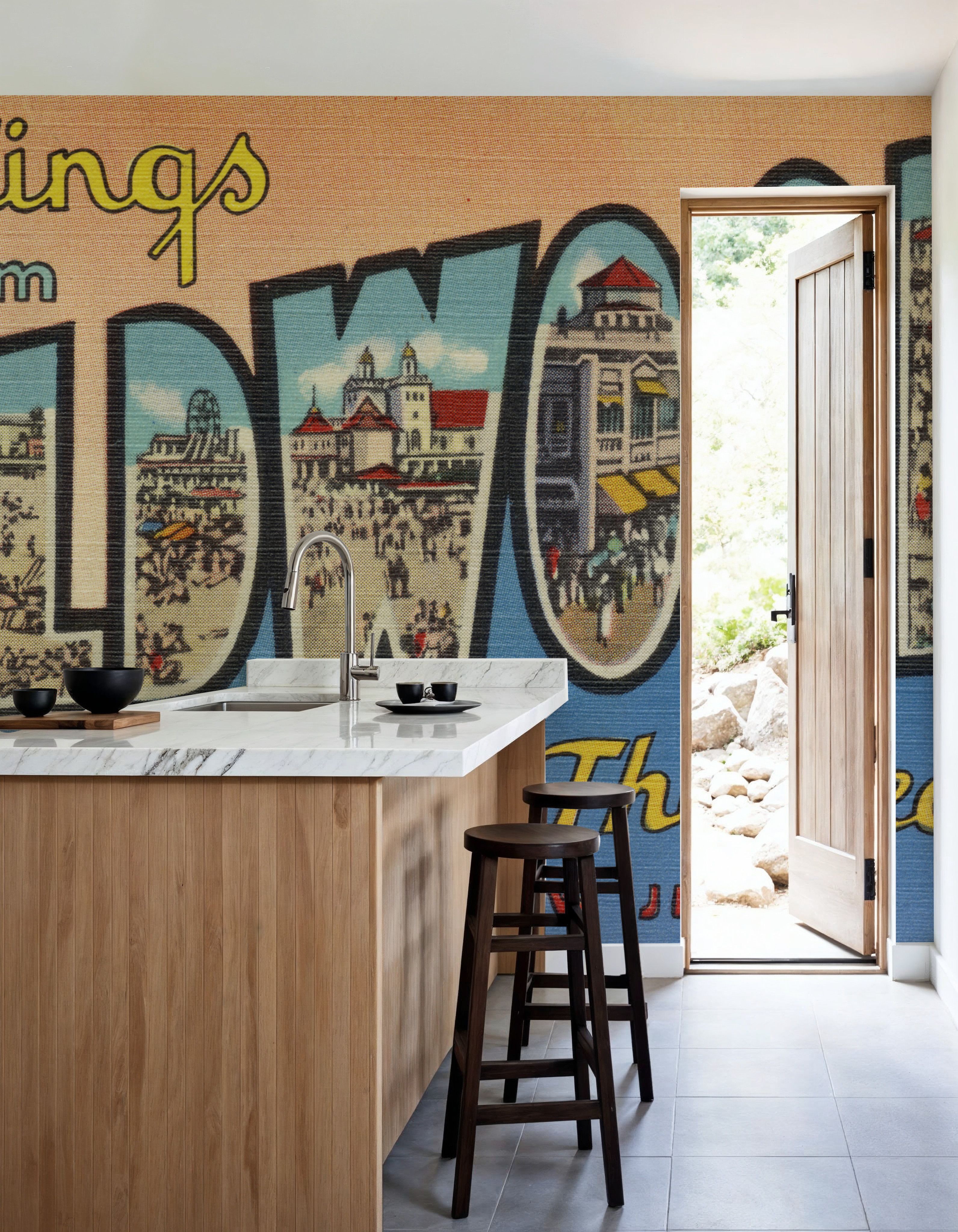 Greetings from Wildwood - Screenprint Postcard