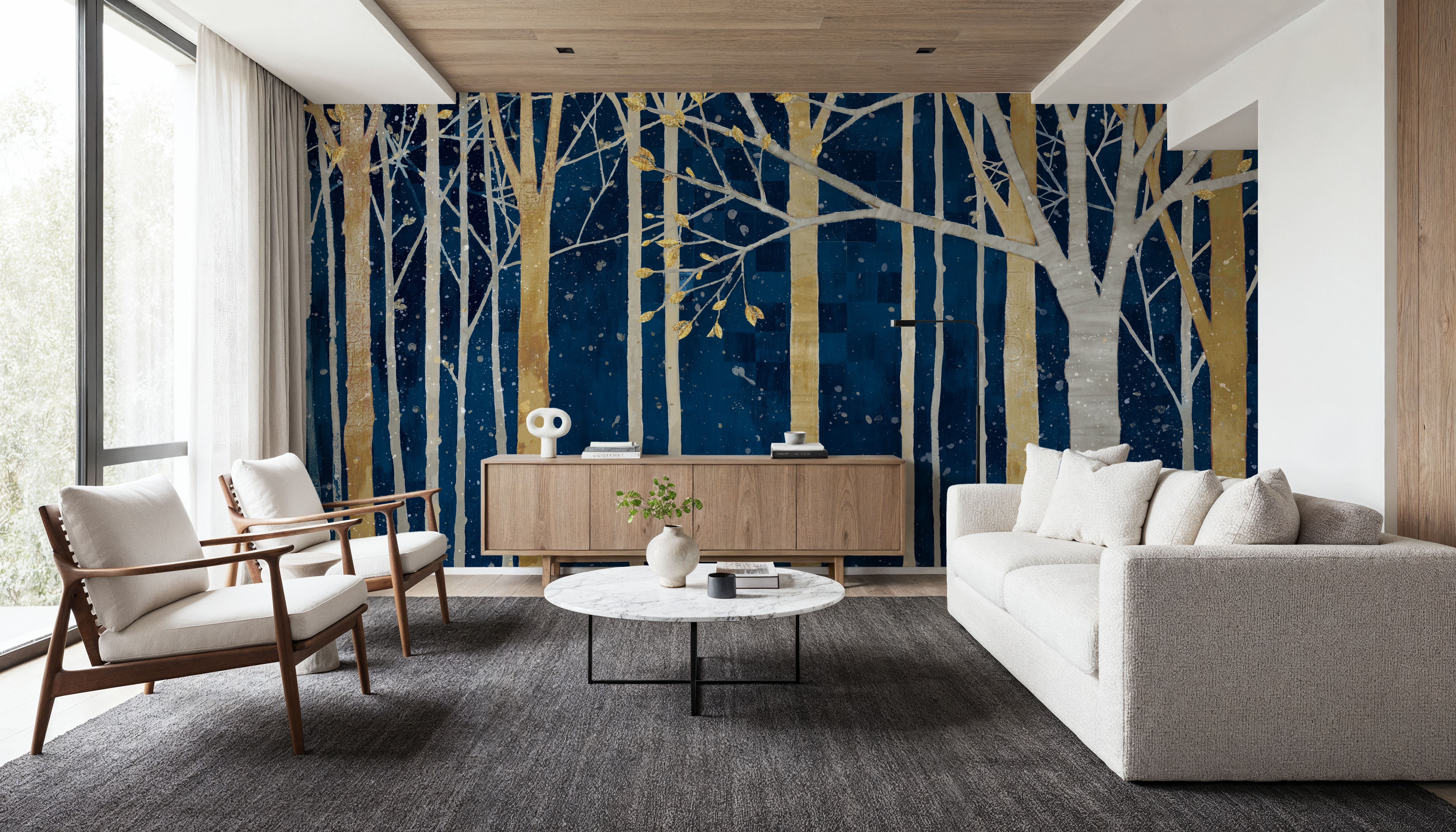 In Springtime Indigo